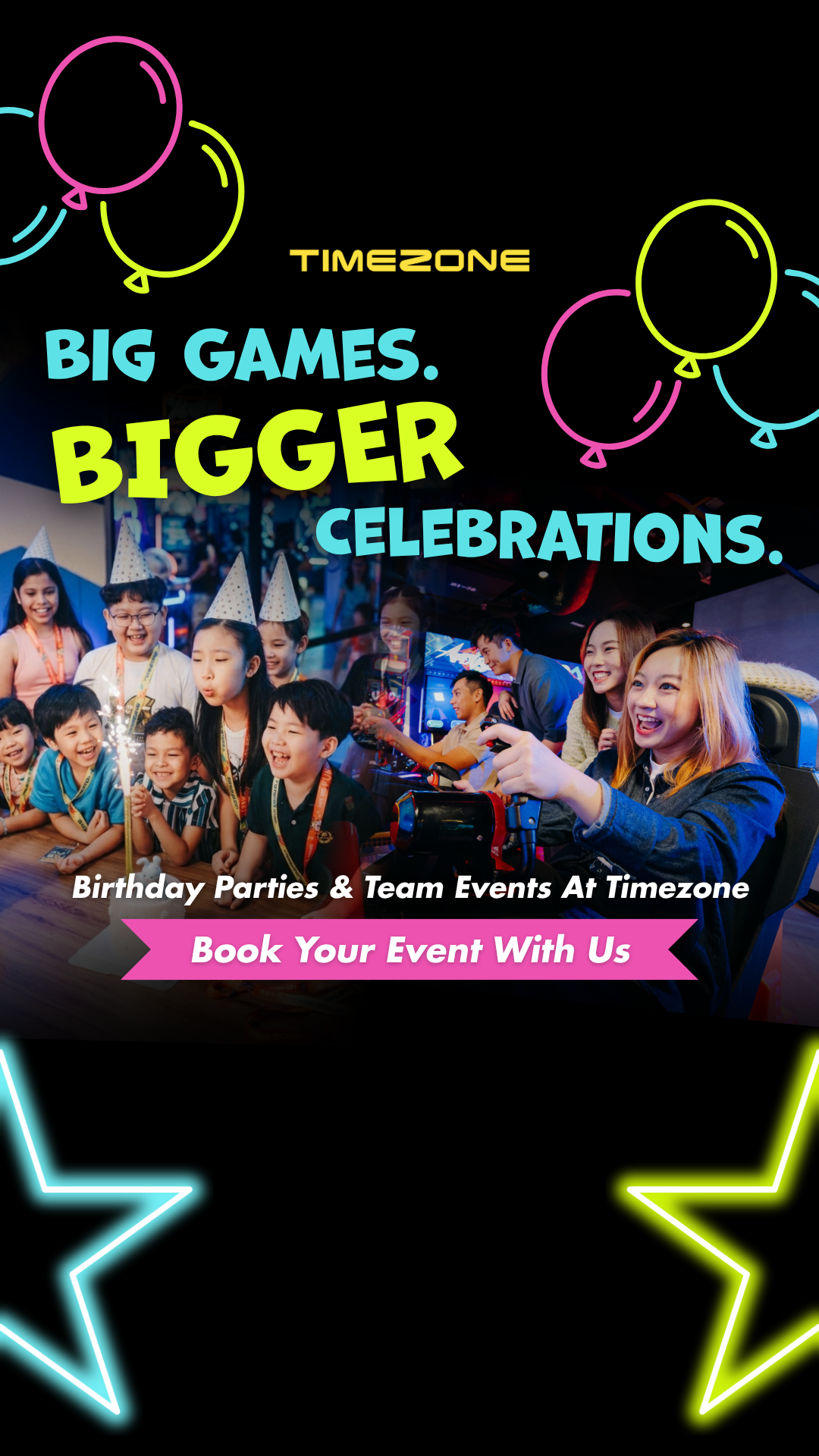 Timezone Singapore Facebook ad from May 6, 2026