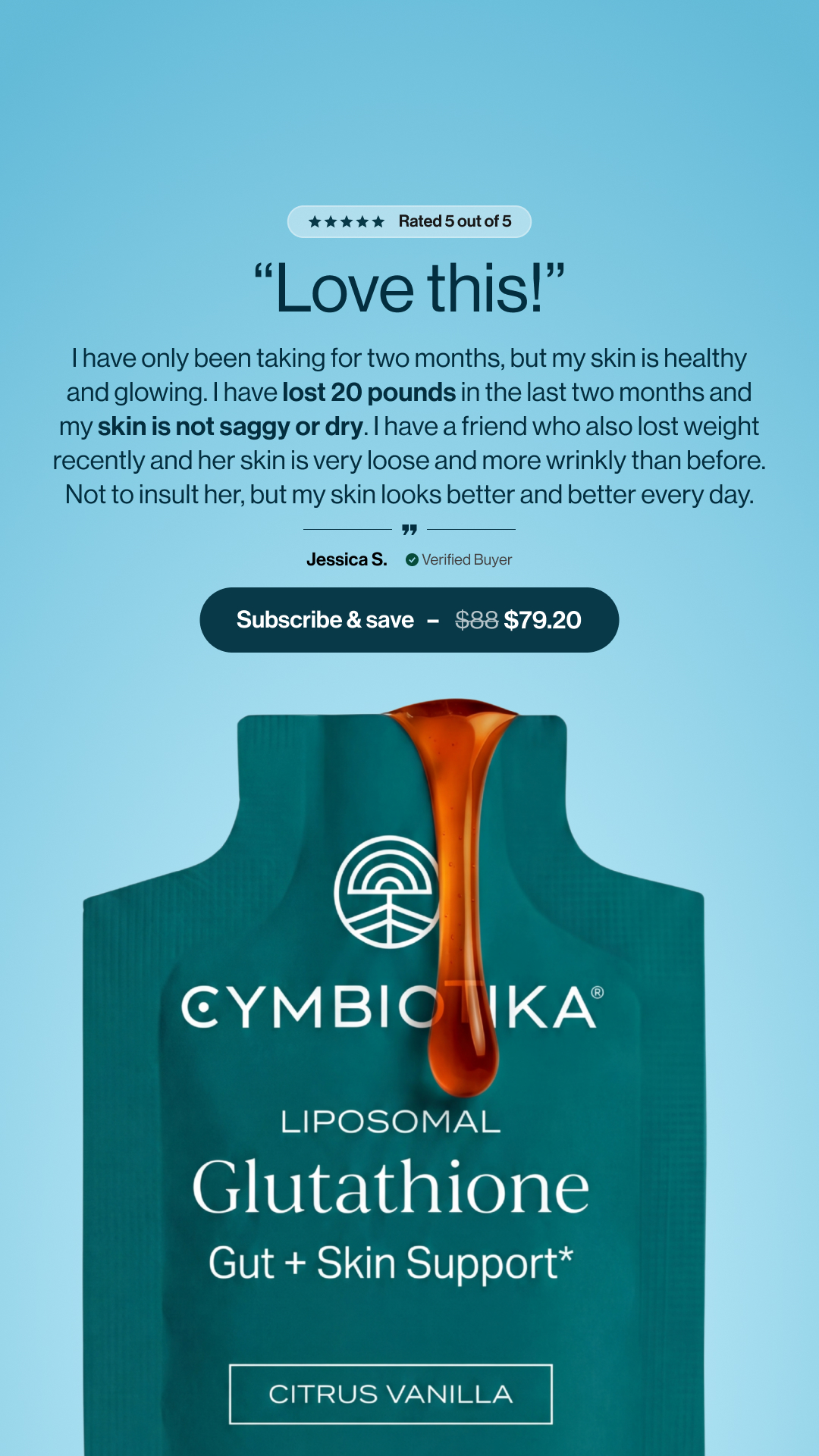Cymbiotika Facebook ad