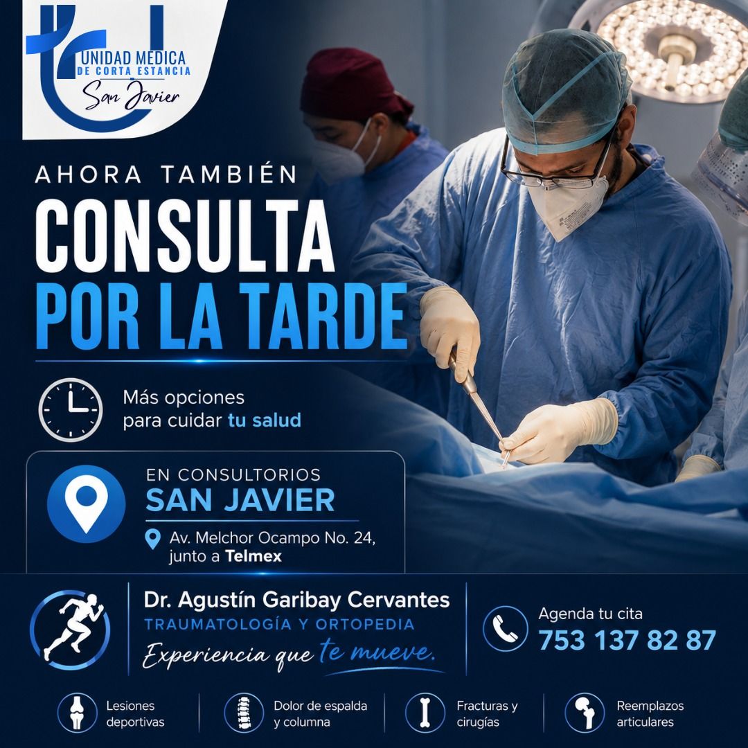 Dr. Agustín Garibay Cervantes Facebook ad: Nuevos horarios de atención