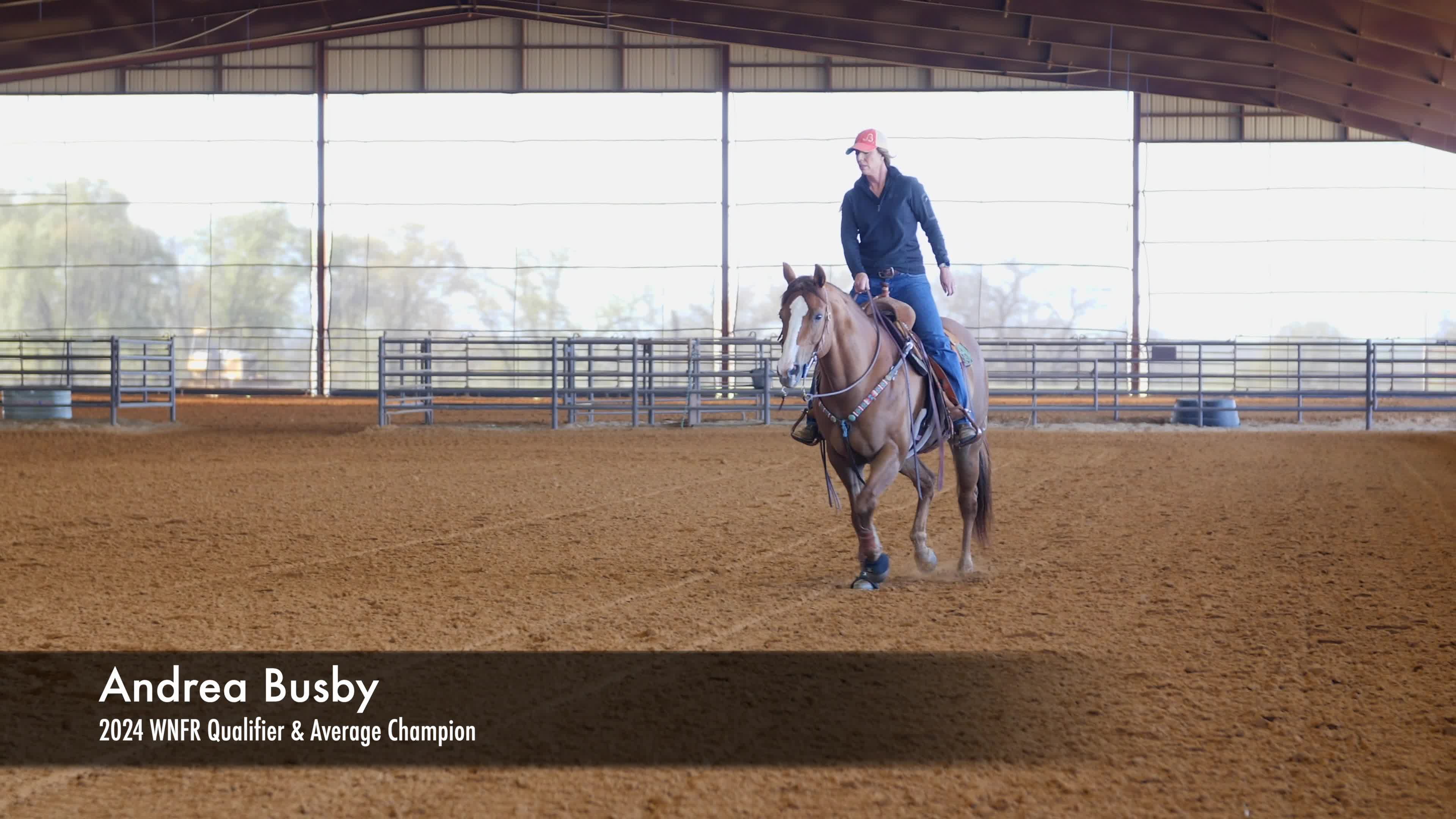 FullBucket Facebook ad: Andrea Busby’s Secret to Strong, Healthy Horses