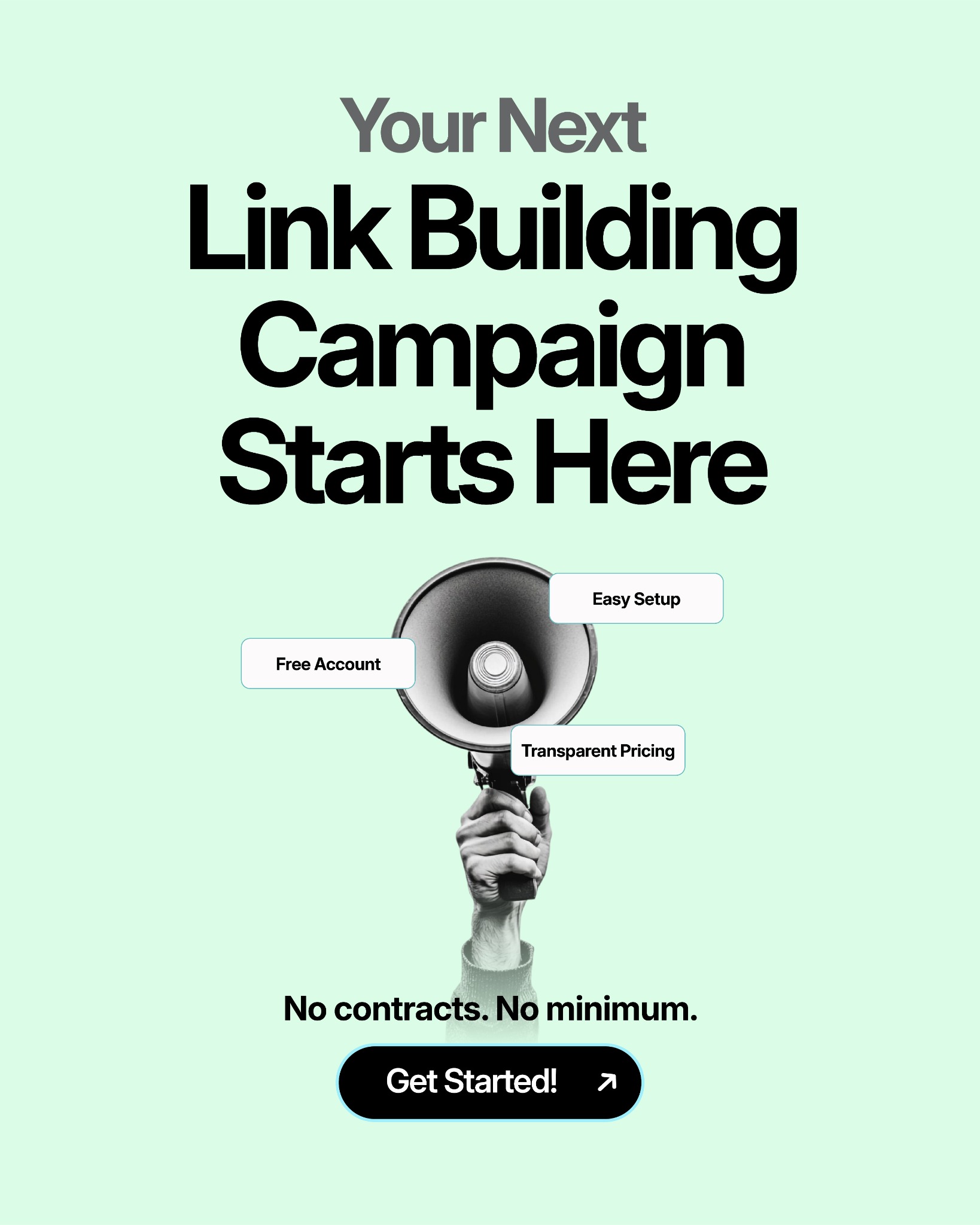 Link Building HQ Facebook ad: Trusted Link Building, Delivered in 30 Days