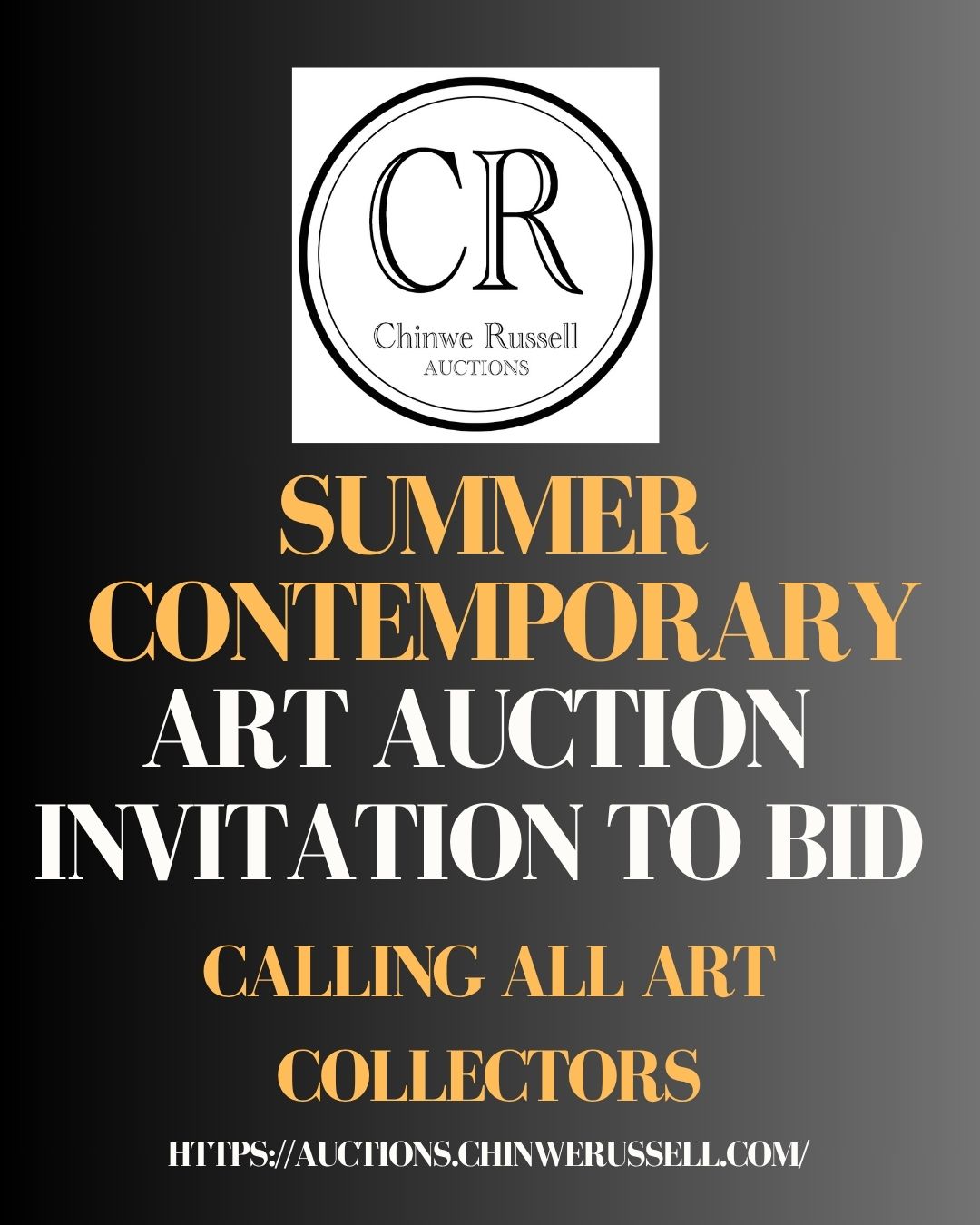 Chinwe Russell Art Gallery Facebook ad: Contemporary art auction by living artists | Explore…