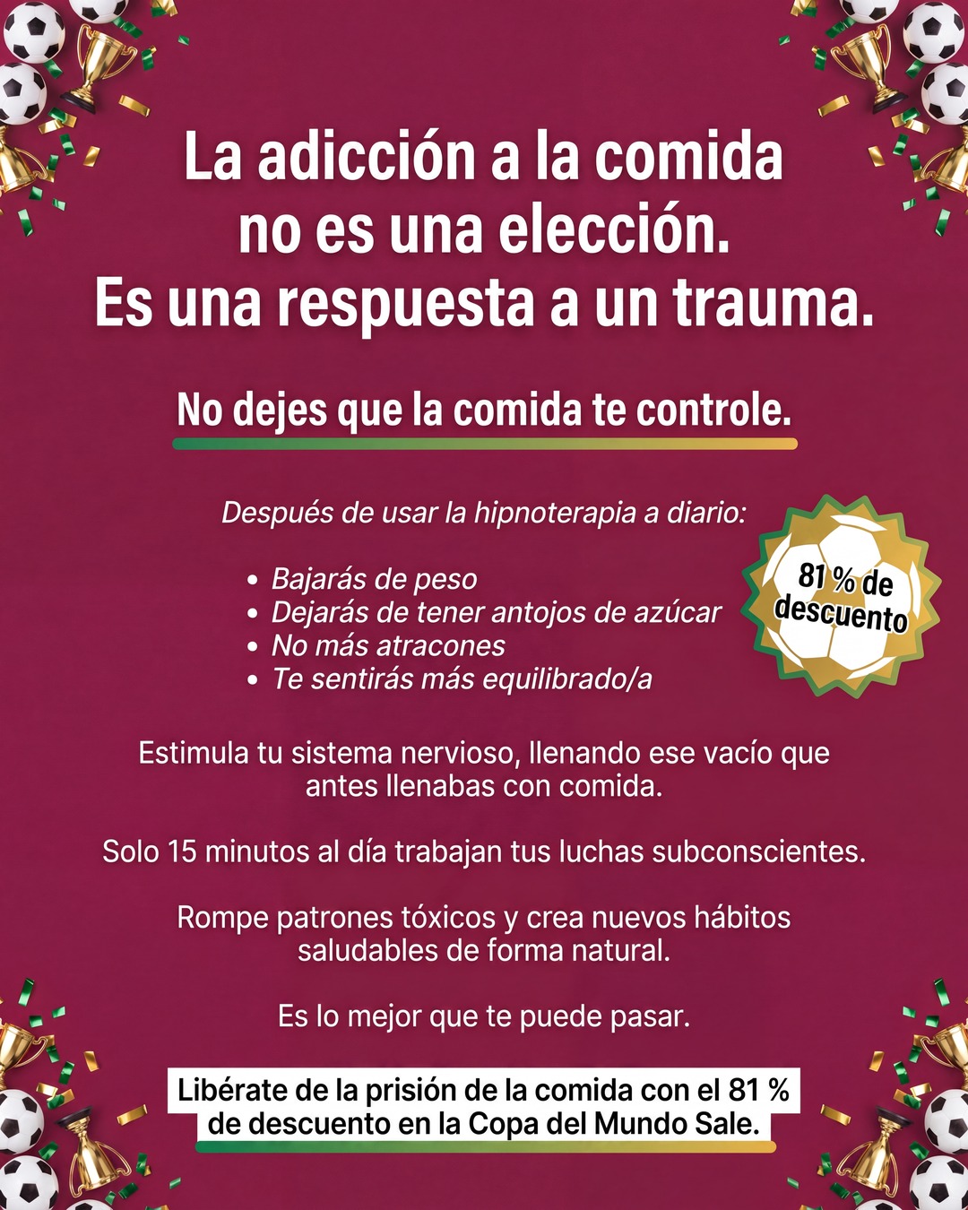 Hypnozio: power of hypnotherapy Facebook ad