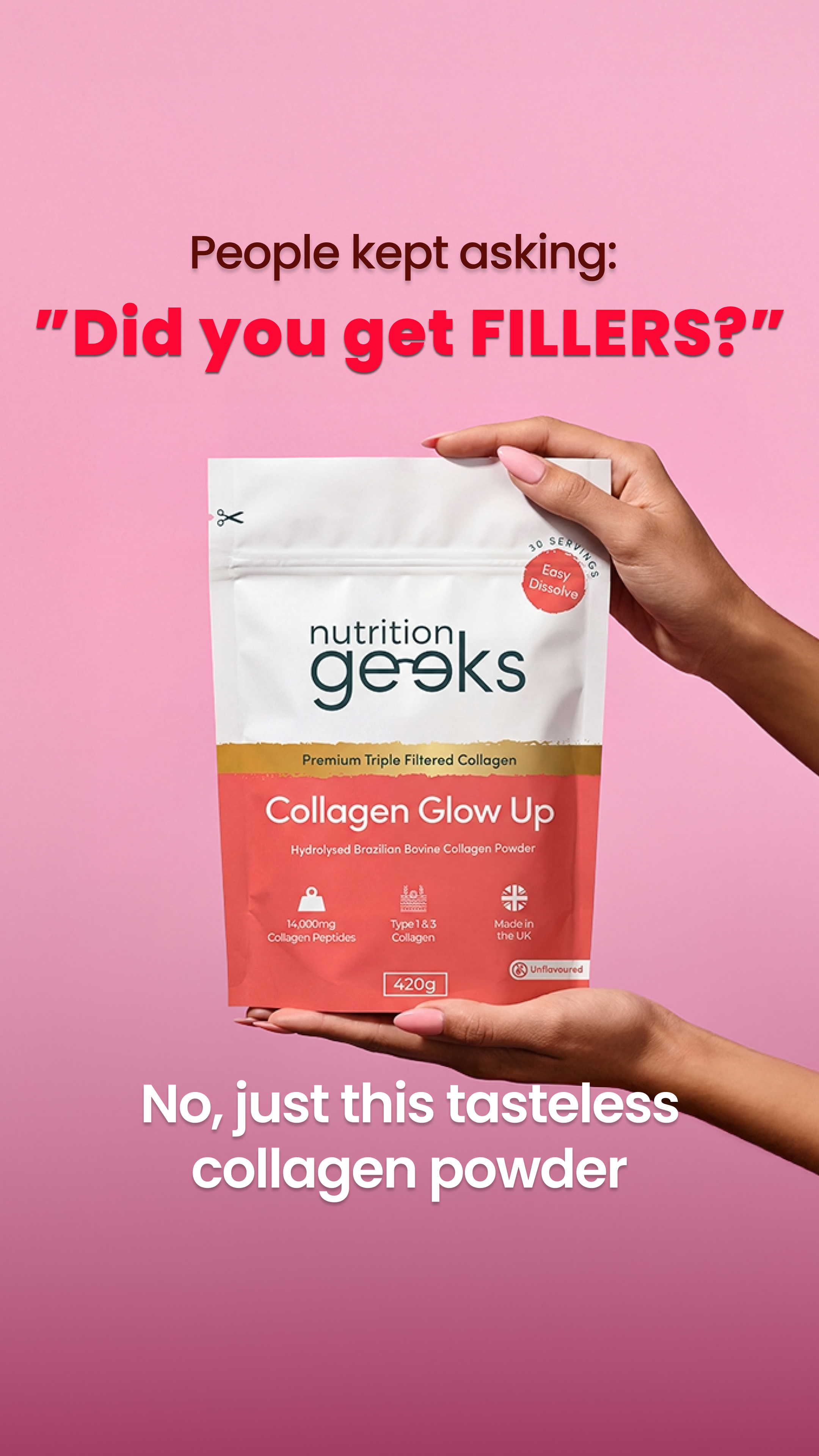 Nutrition Geeks Facebook ad