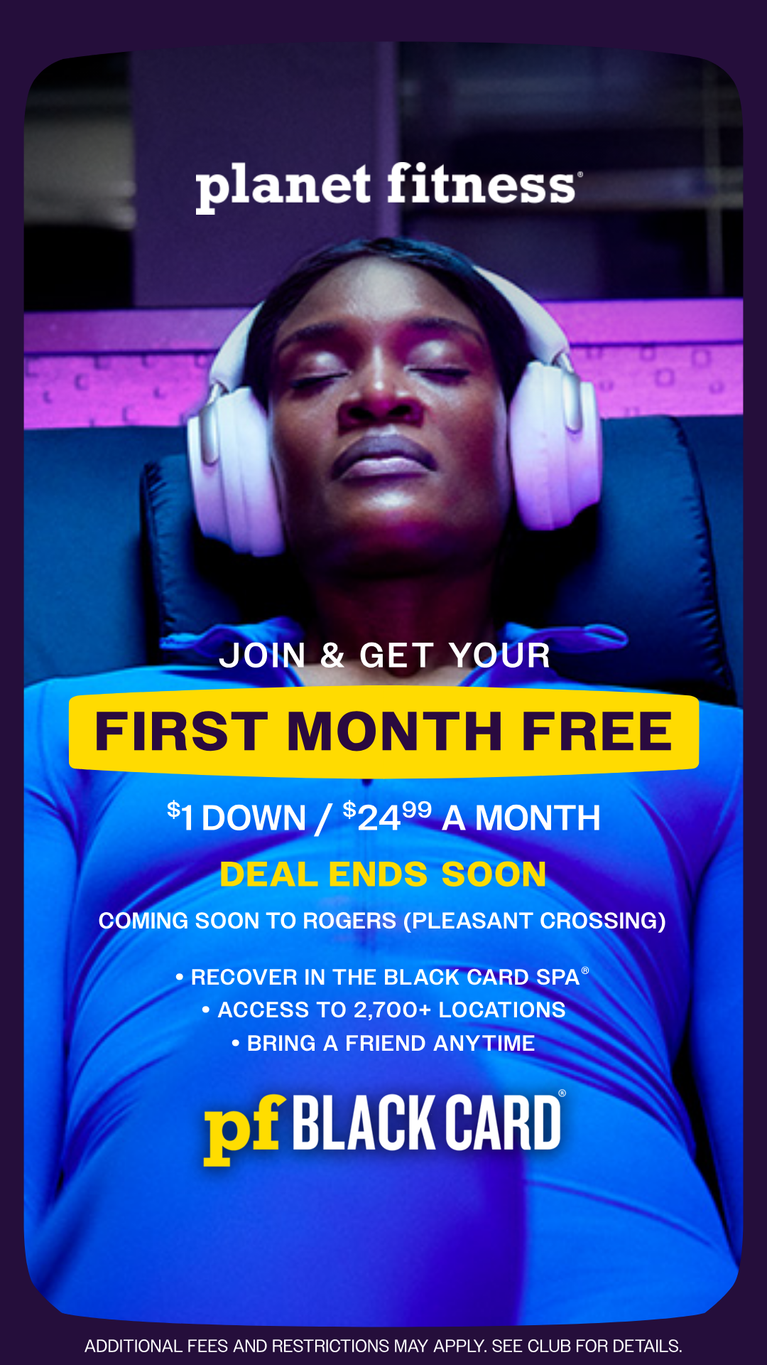 Planet Fitness Facebook ad