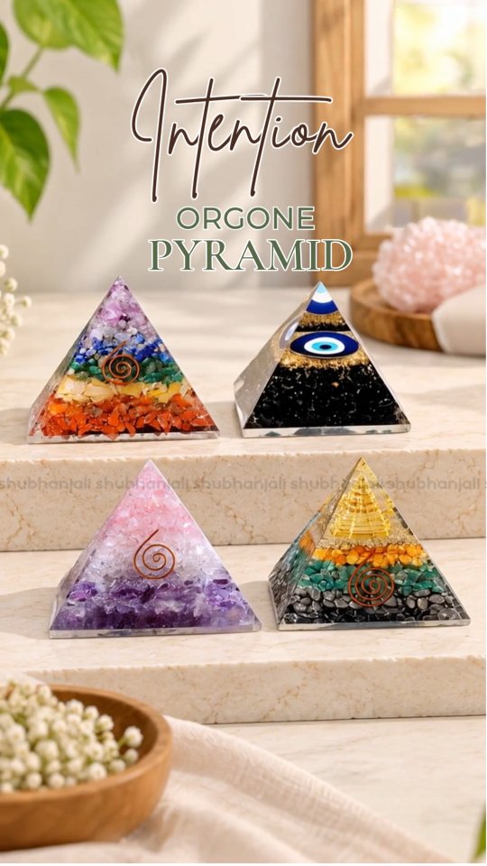Shubhanjali Exports Facebook ad: Intention Orgone Pyramid