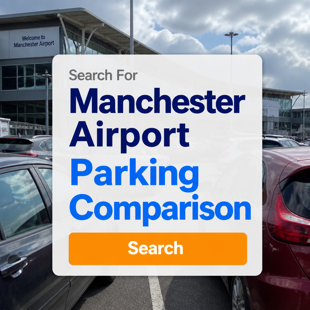 Secure Path Solutions Facebook ad: Search for Manchester Airport Parking Comparison