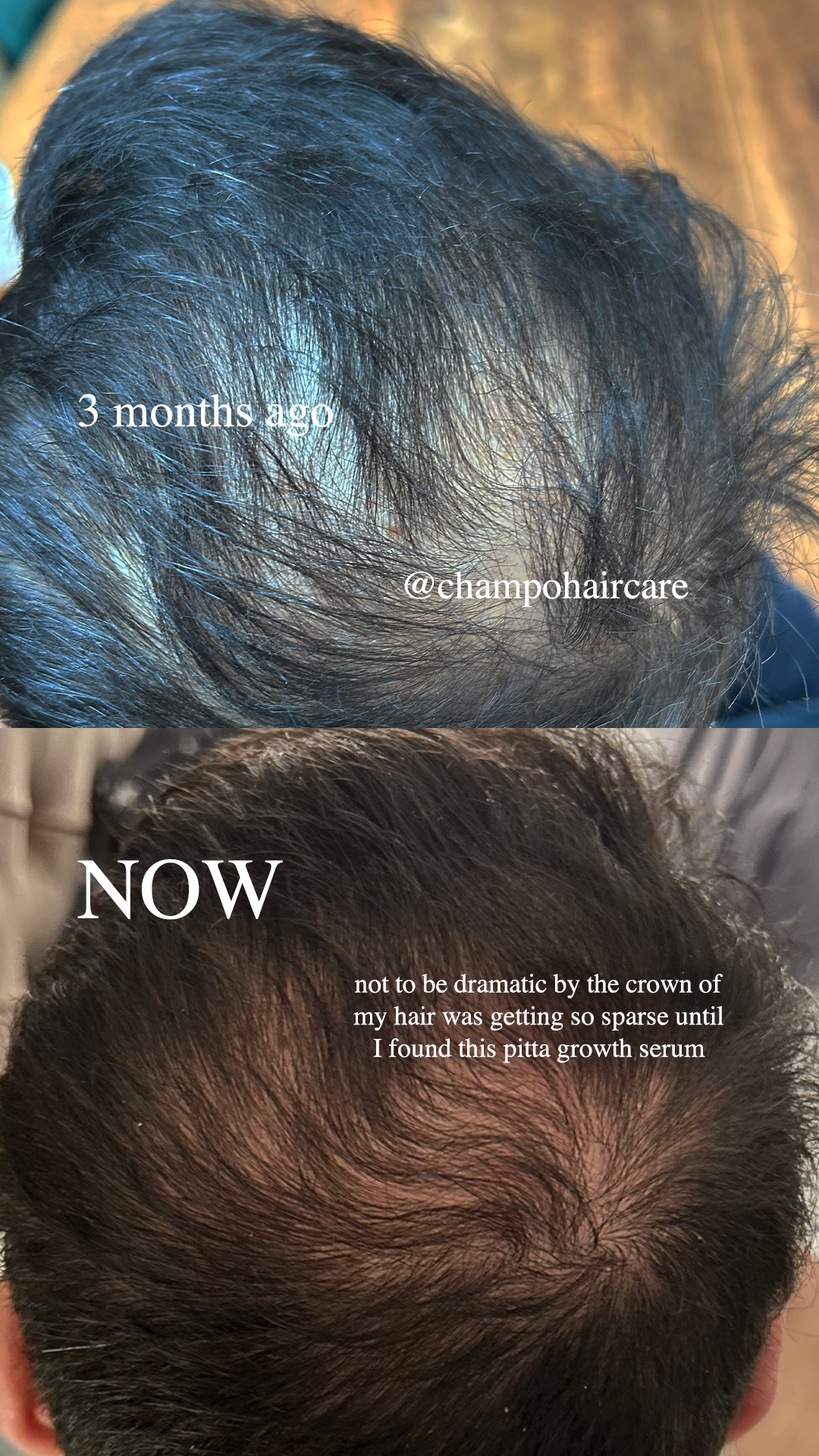Chāmpo Haircare Facebook ad