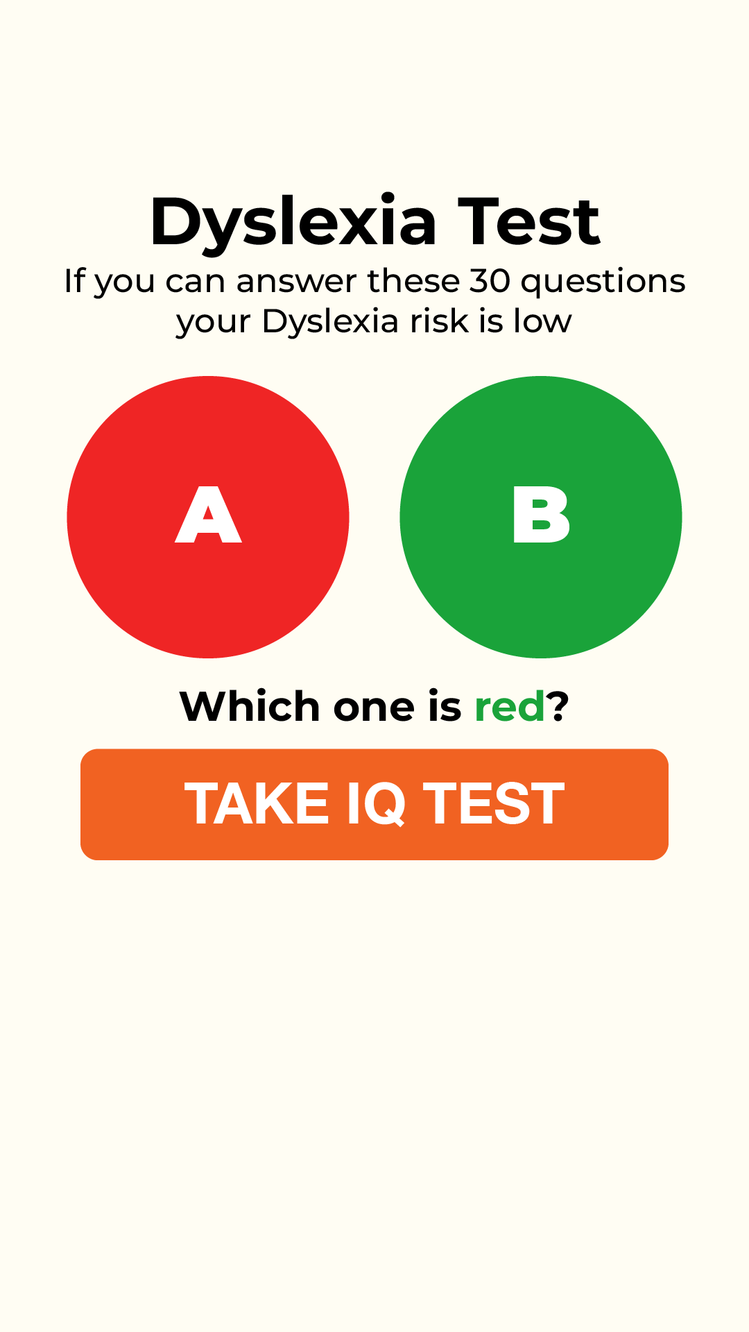My IQ Facebook ad