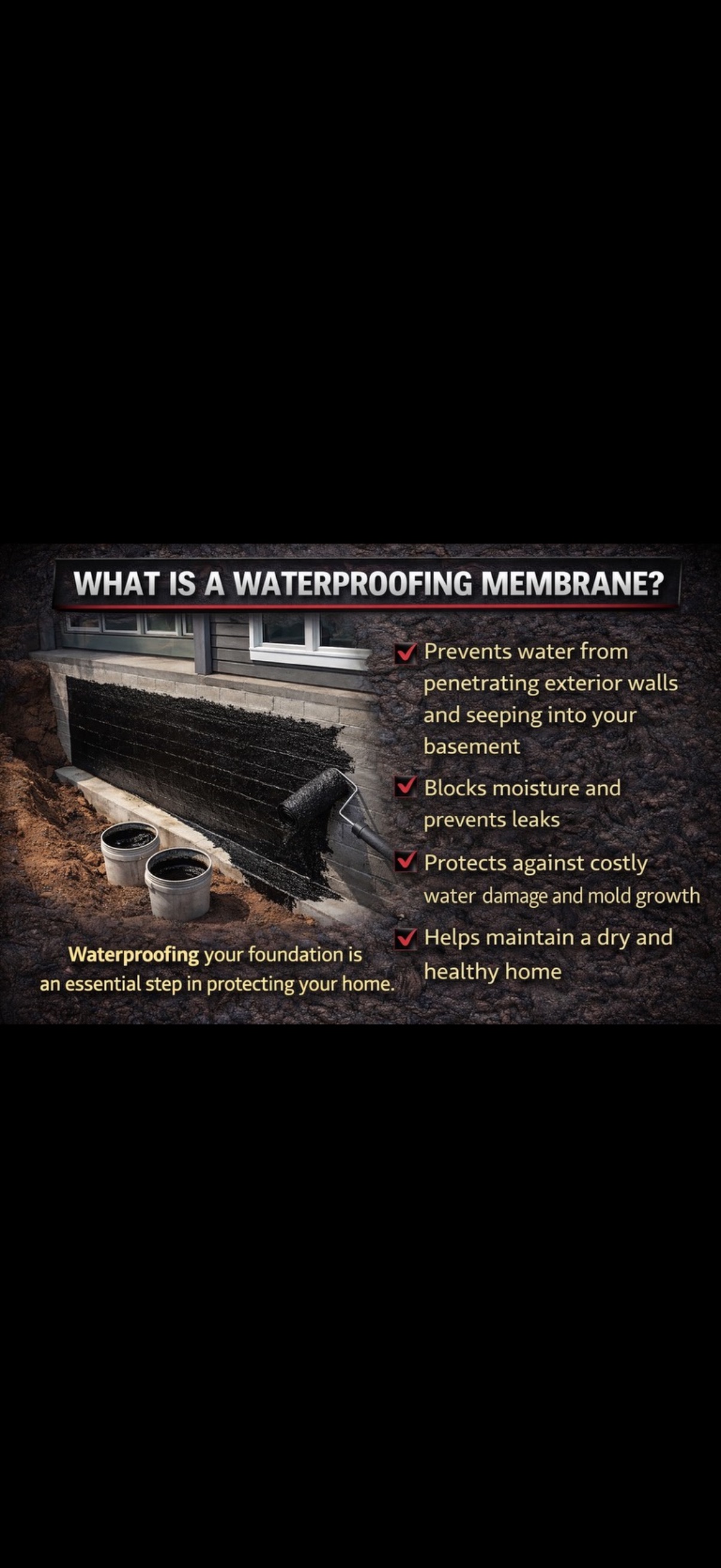 Arkansas Foundation and Drain, LLC Facebook ad: Water damage starts where you can’t see it.
