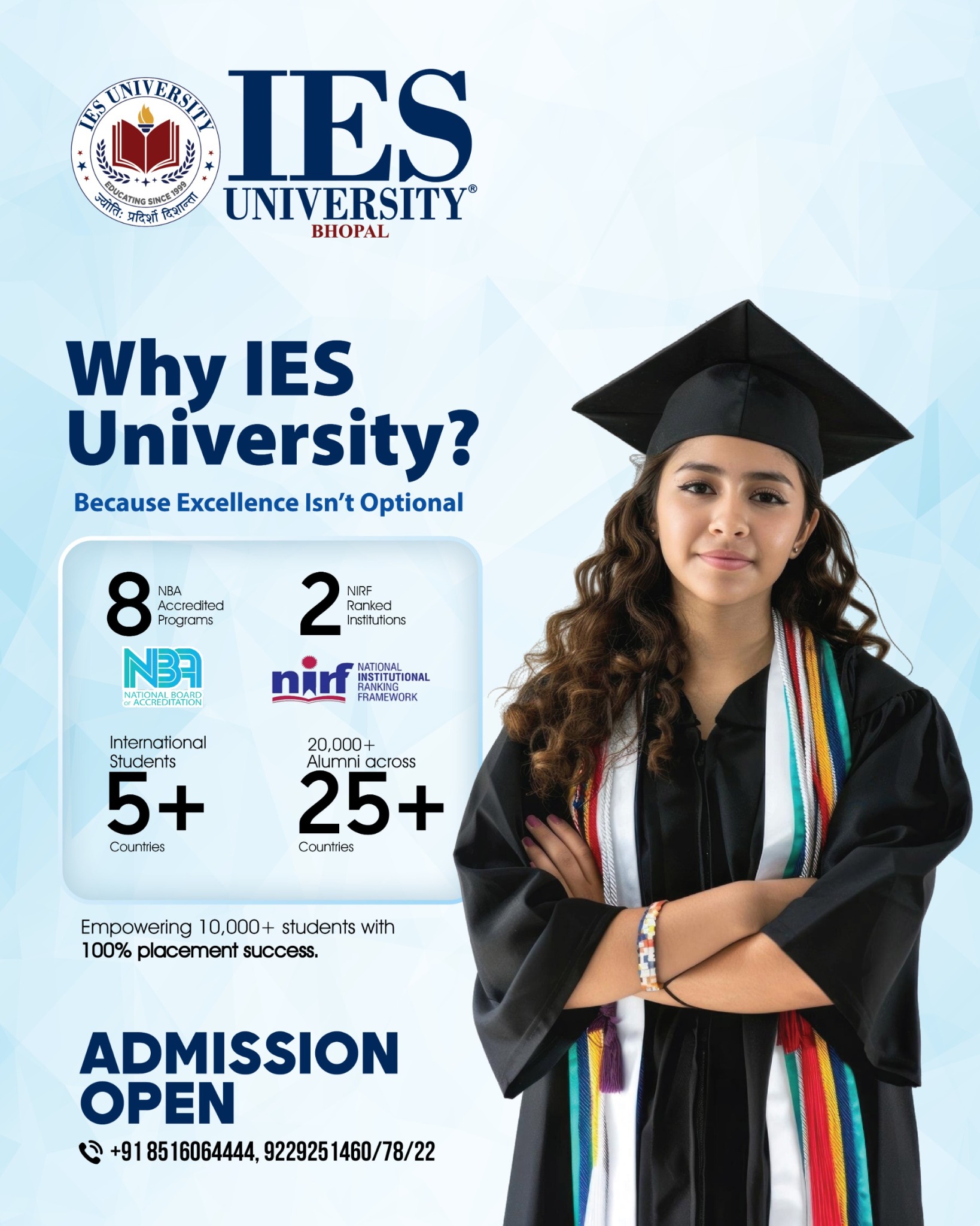 IES University, Bhopal Facebook ad