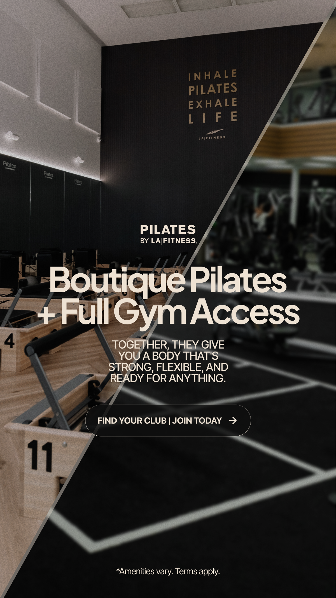 LA Fitness Facebook ad