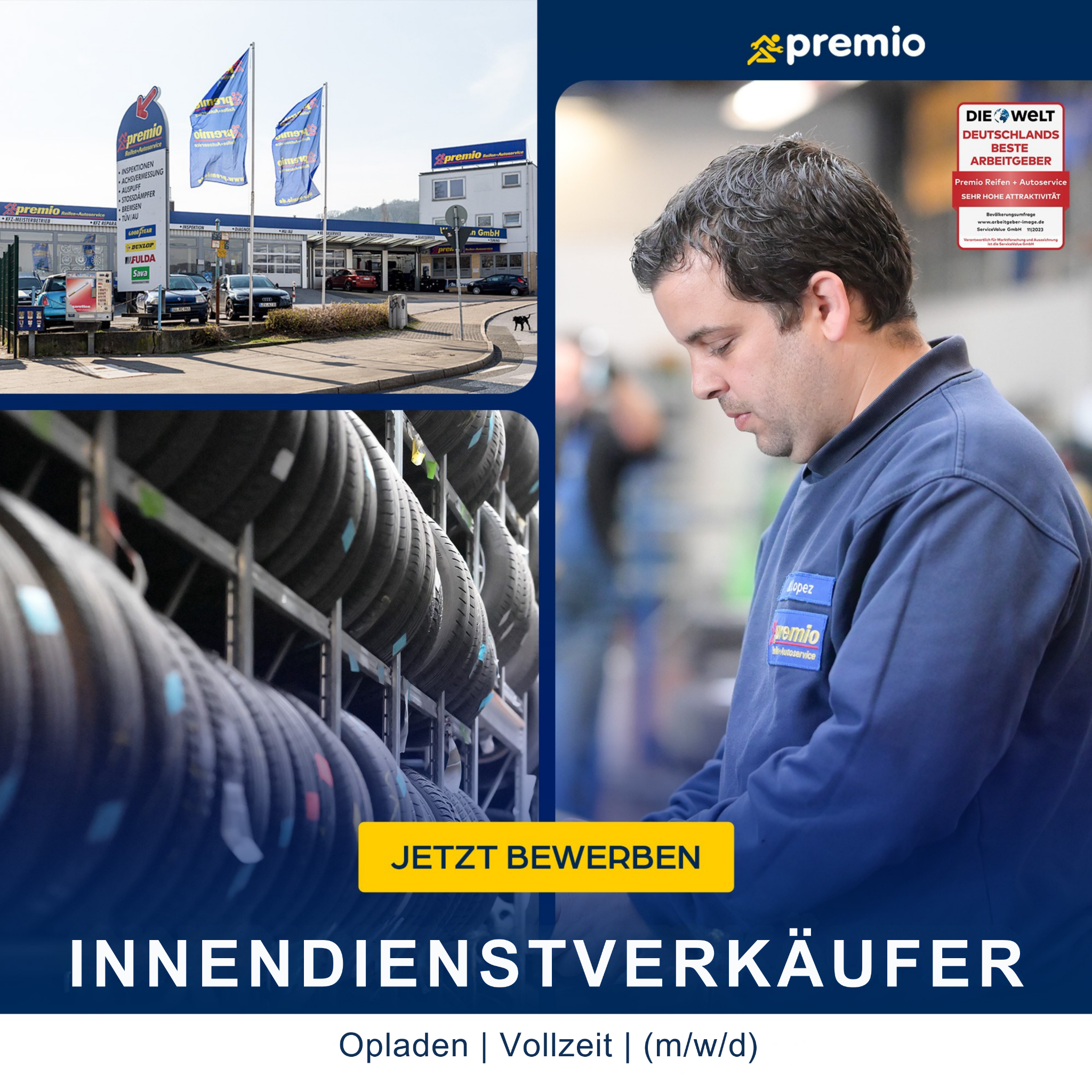 Premio W. Johann Facebook ad: Werde unser Innendienstverkäufer! (m/w/d)