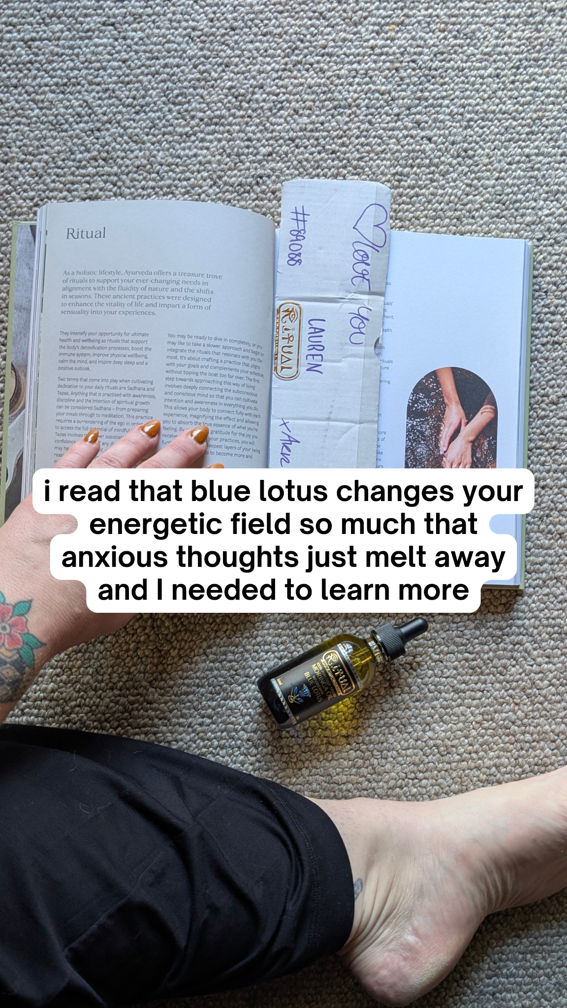 Ritual Oils Facebook ad