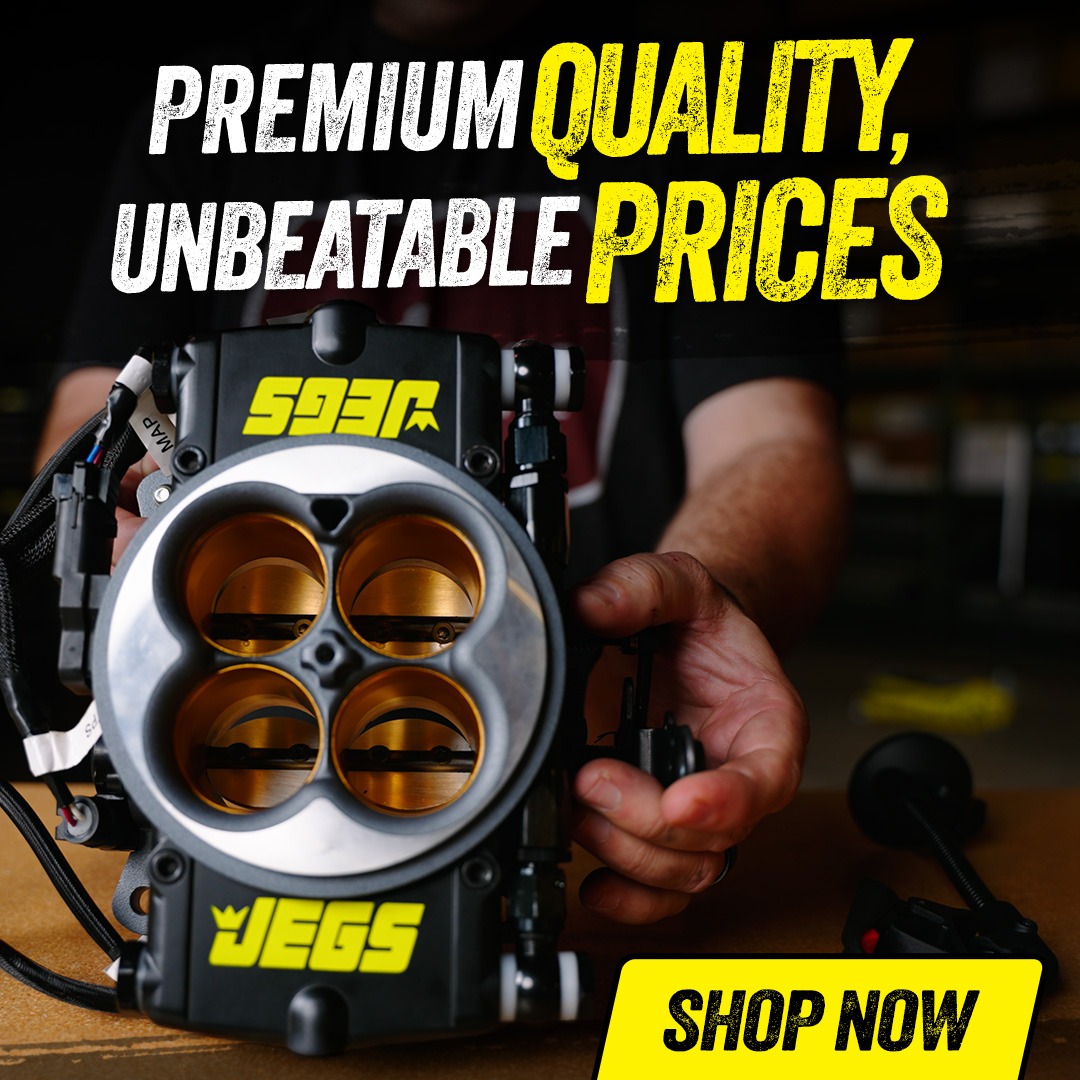 JEGS Performance Facebook ad: Upgrade Your Build for Less