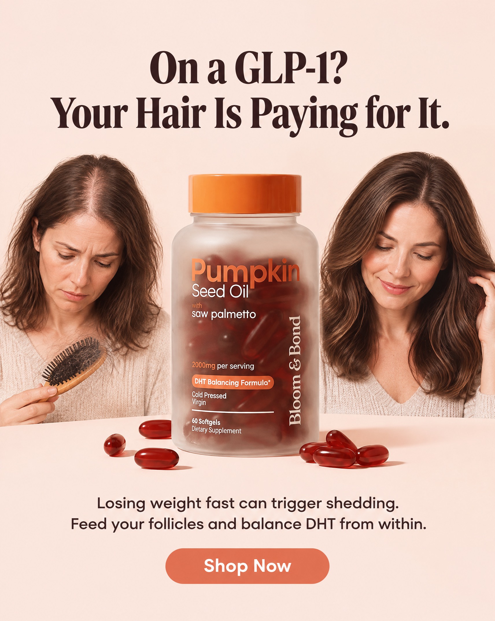 Beauty Reviews Facebook ad: Help Hair Loss Naturally