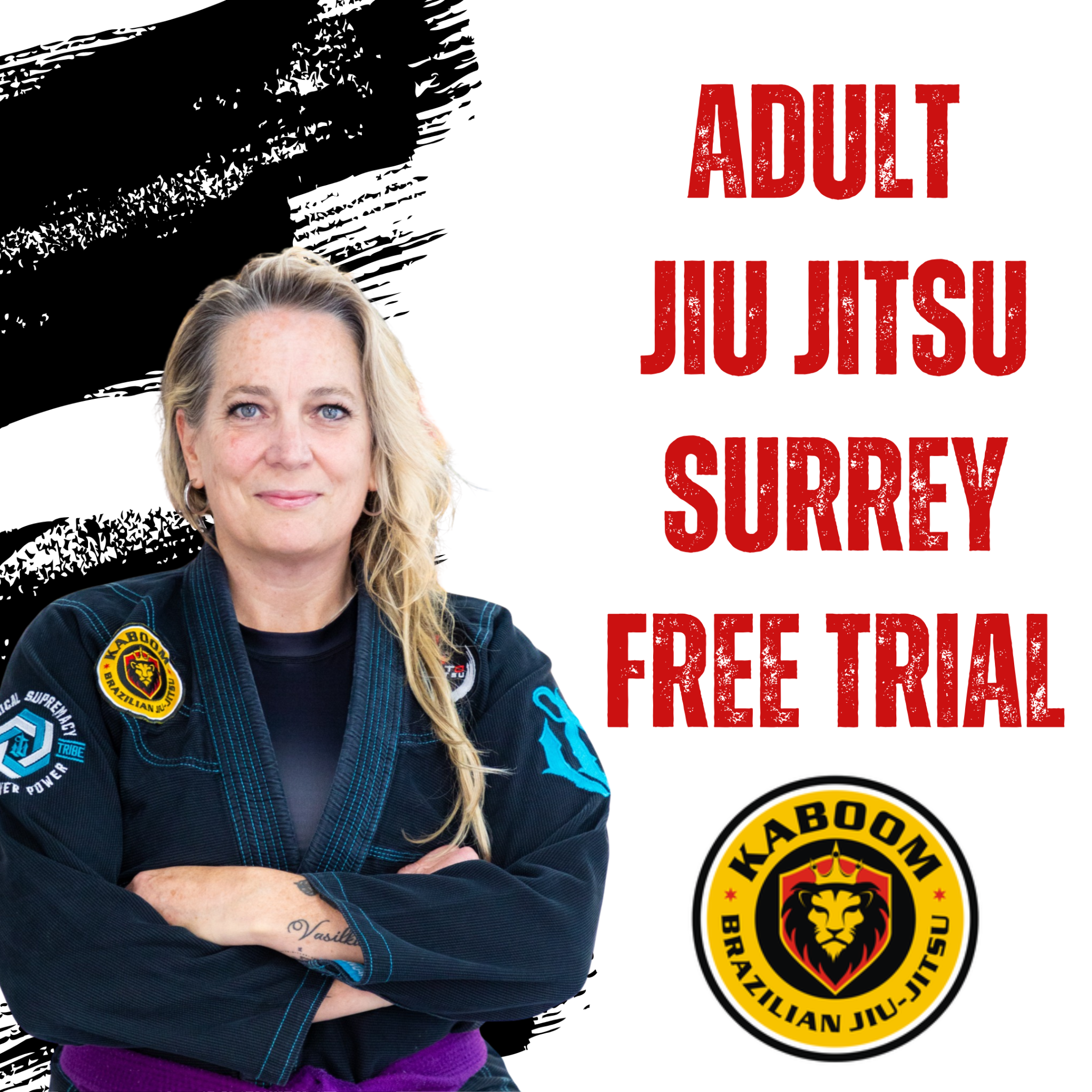 Kaboom Brazilian Jiu-Jitsu - Teens & Adults Facebook ad from Mar 20, 2026