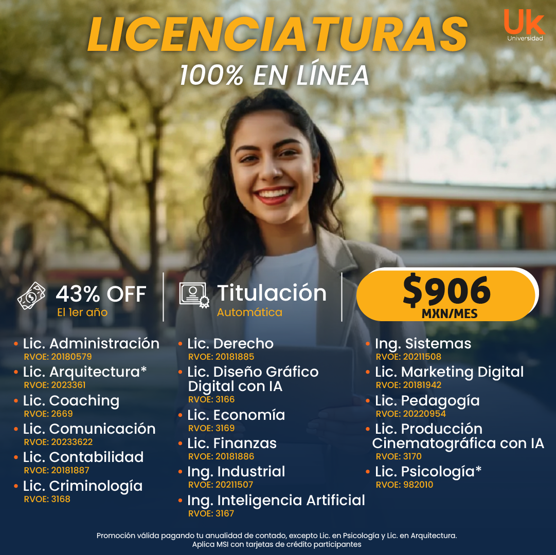 Universidad Uk México Facebook ad