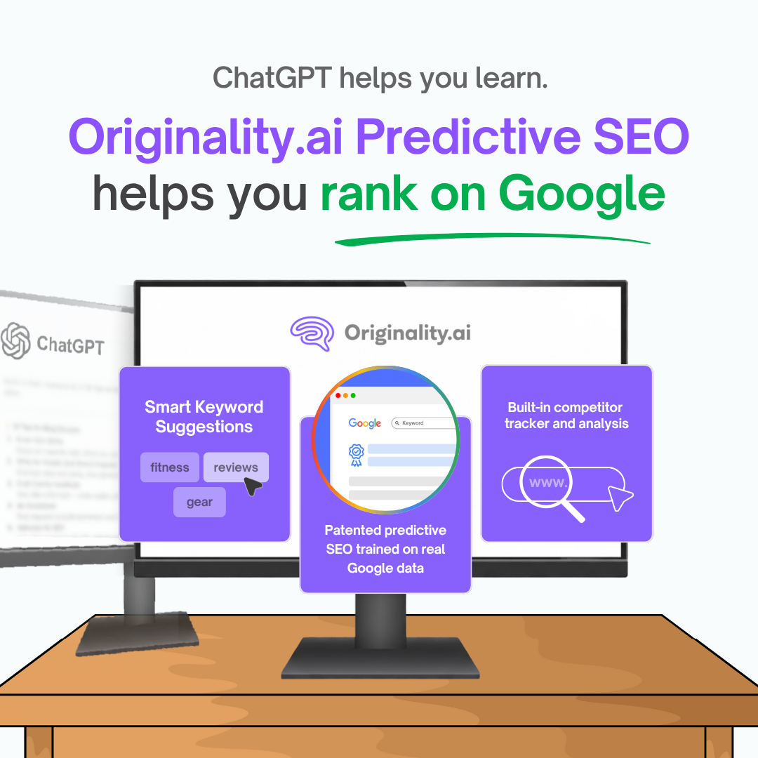 Originality.AI - AI Detection and Plagiarism Checking Facebook ad