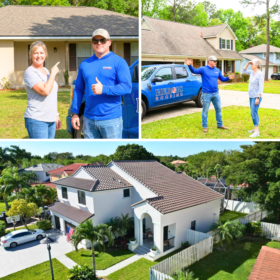 Heroic Roofing Facebook ad
