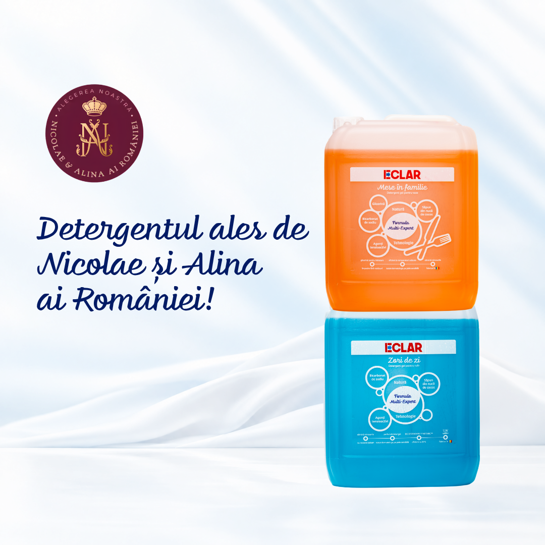 Familia ECLAR Facebook ad: Detergentul ECLAR, o alegere regală.