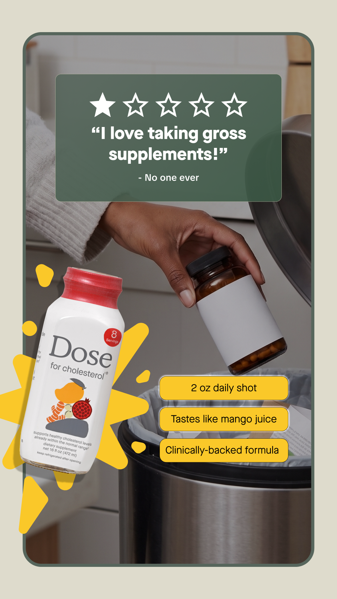 Dose for Cholesterol Facebook ad
