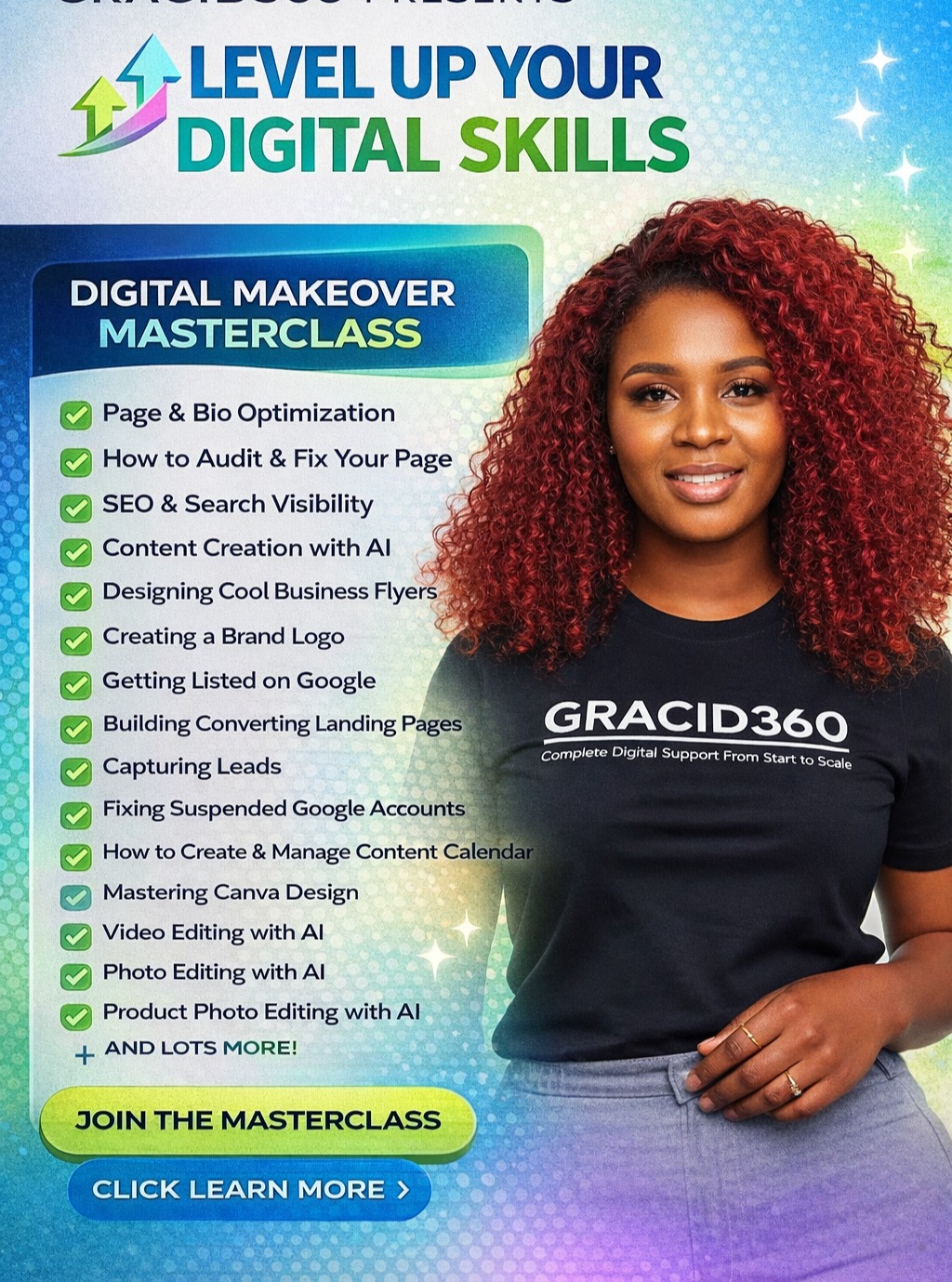 dynamitedigitalsecrets Facebook ad: Buy DIGITAL MAKEOVER MASTERCLASS by Gracid360 on Selar