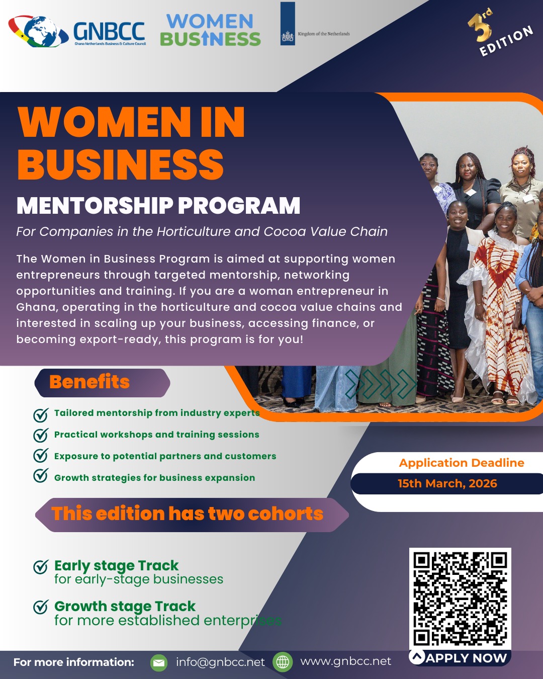 Ghana Netherlands Business & Culture Council Facebook ad: WE HEARD YOU!