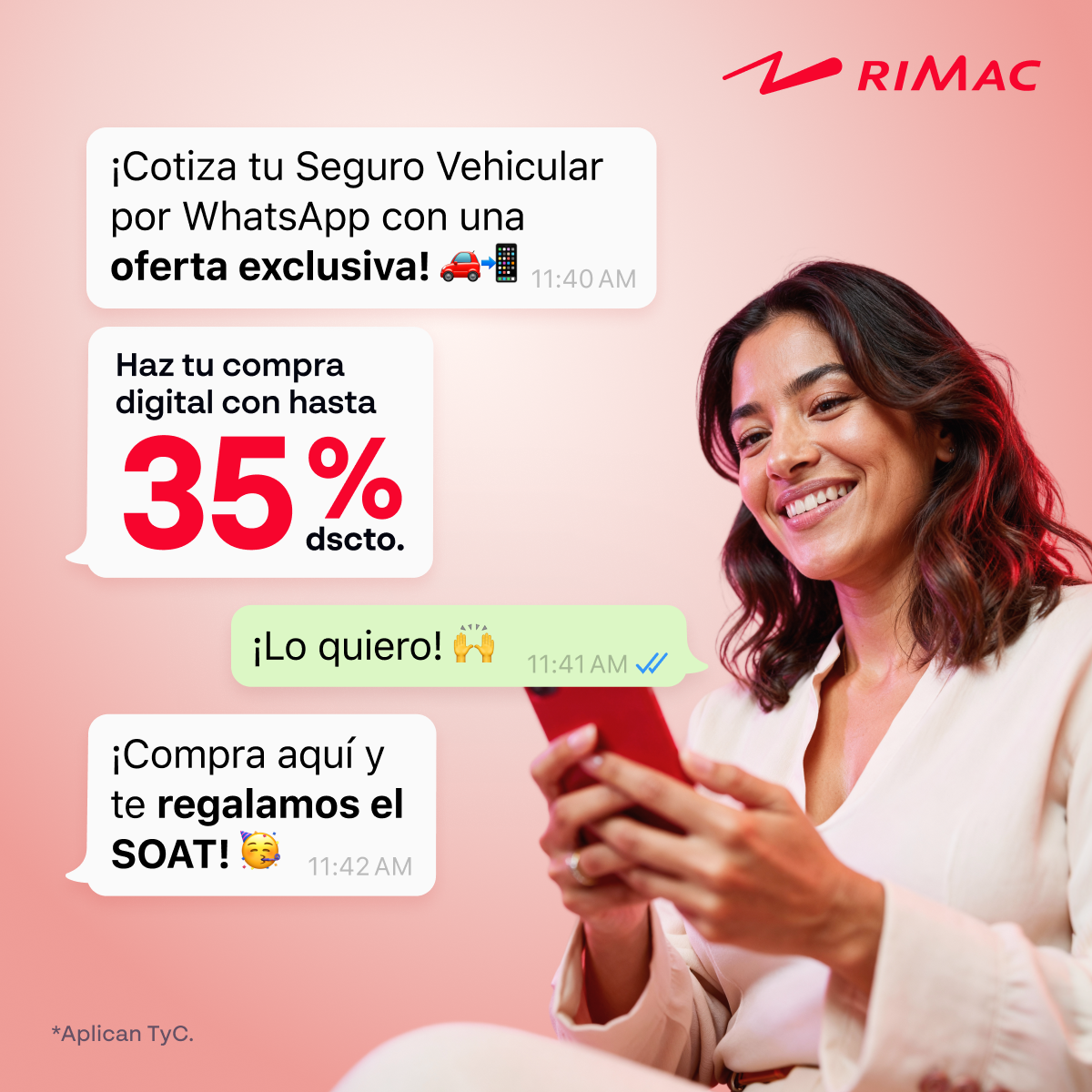 Rimac Seguros Facebook ad