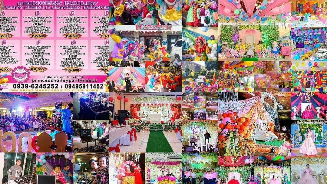 Princess Hailey Toys, PartyNeeds and Catering Services Facebook ad