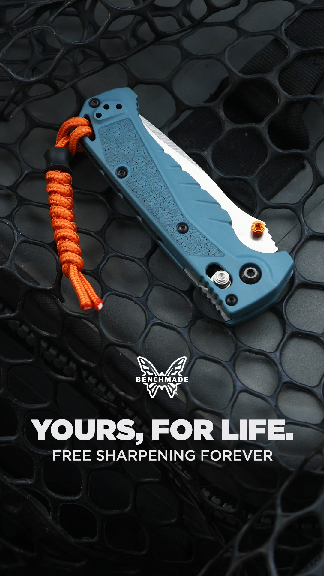 Benchmade Water Collection Facebook ad: Proven Corrosion Resistance