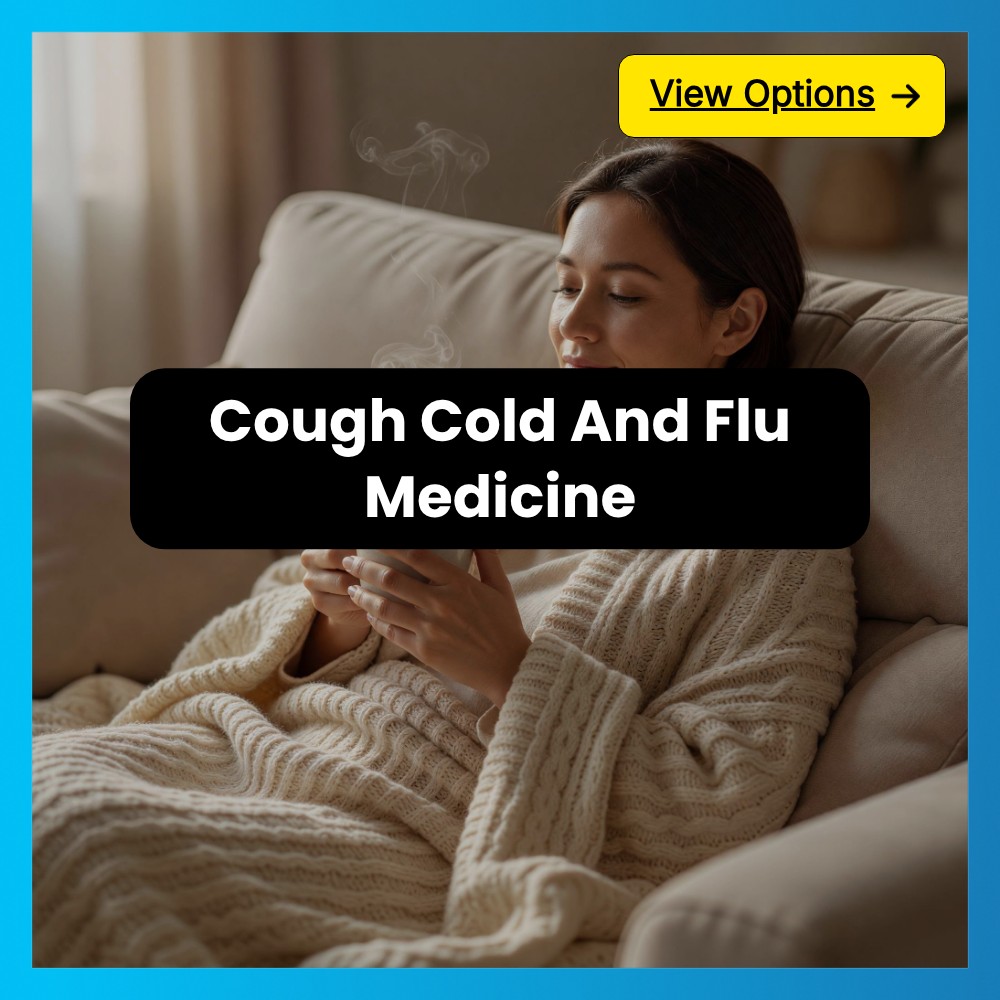 Glowishly Facebook ad: Cough Cold And Flu Medicine.