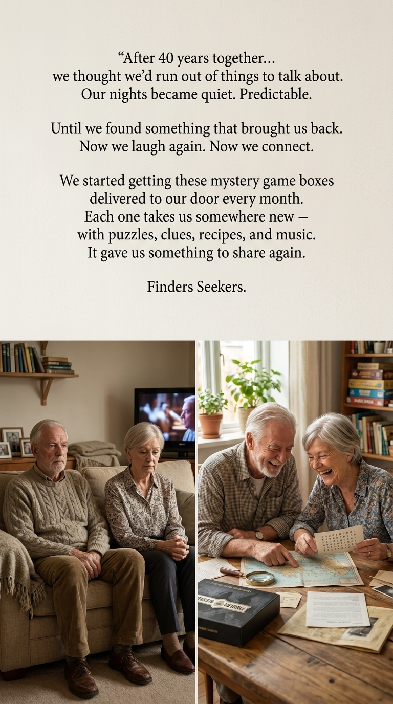 Finders Seekers Mysteries Facebook ad