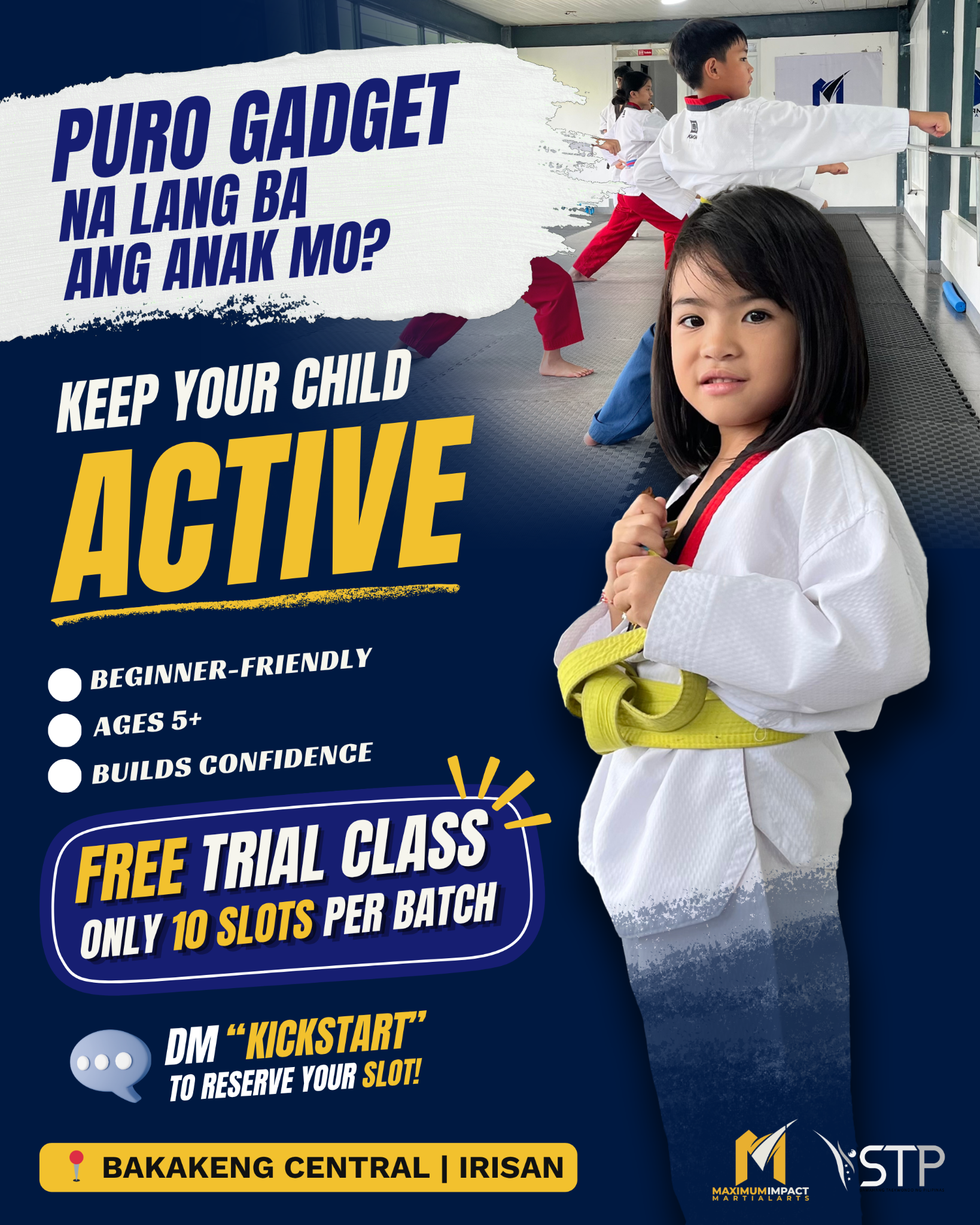 Maximum Impact Martial Arts Facebook ad from May 10, 2026