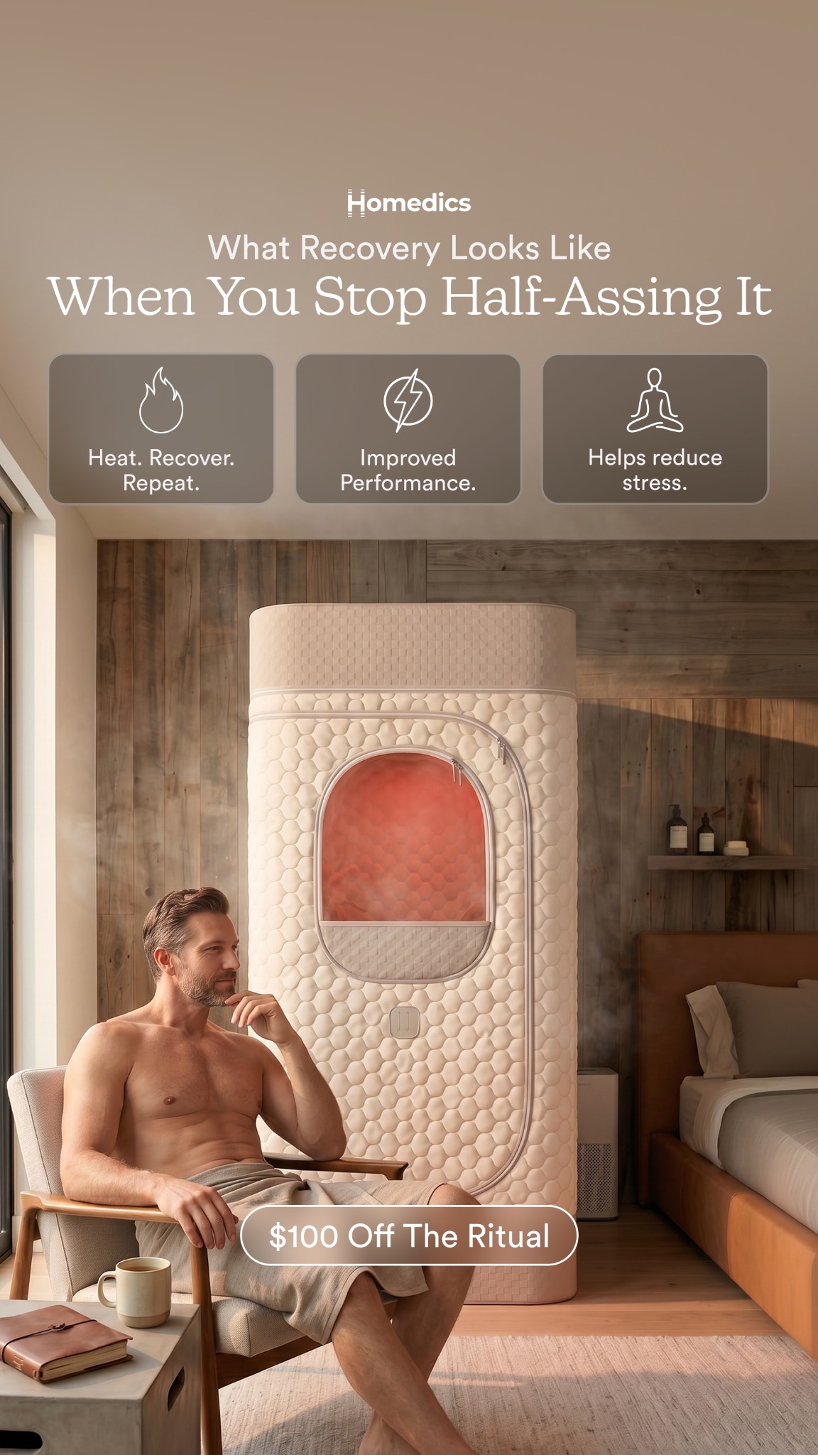 Homedics Facebook ad