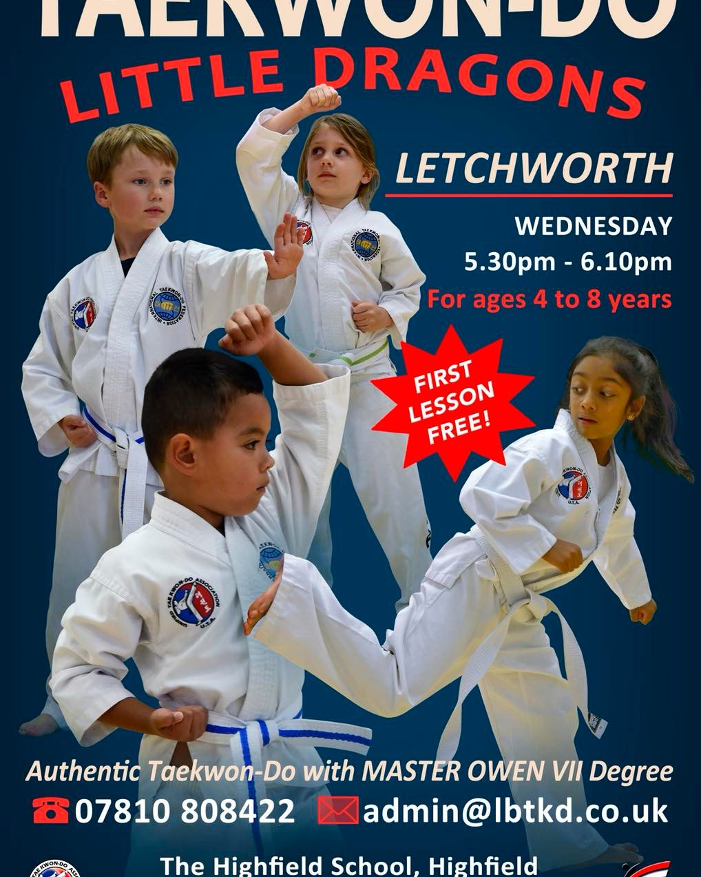 Letchworth & Biggleswade Taekwondo Facebook ad