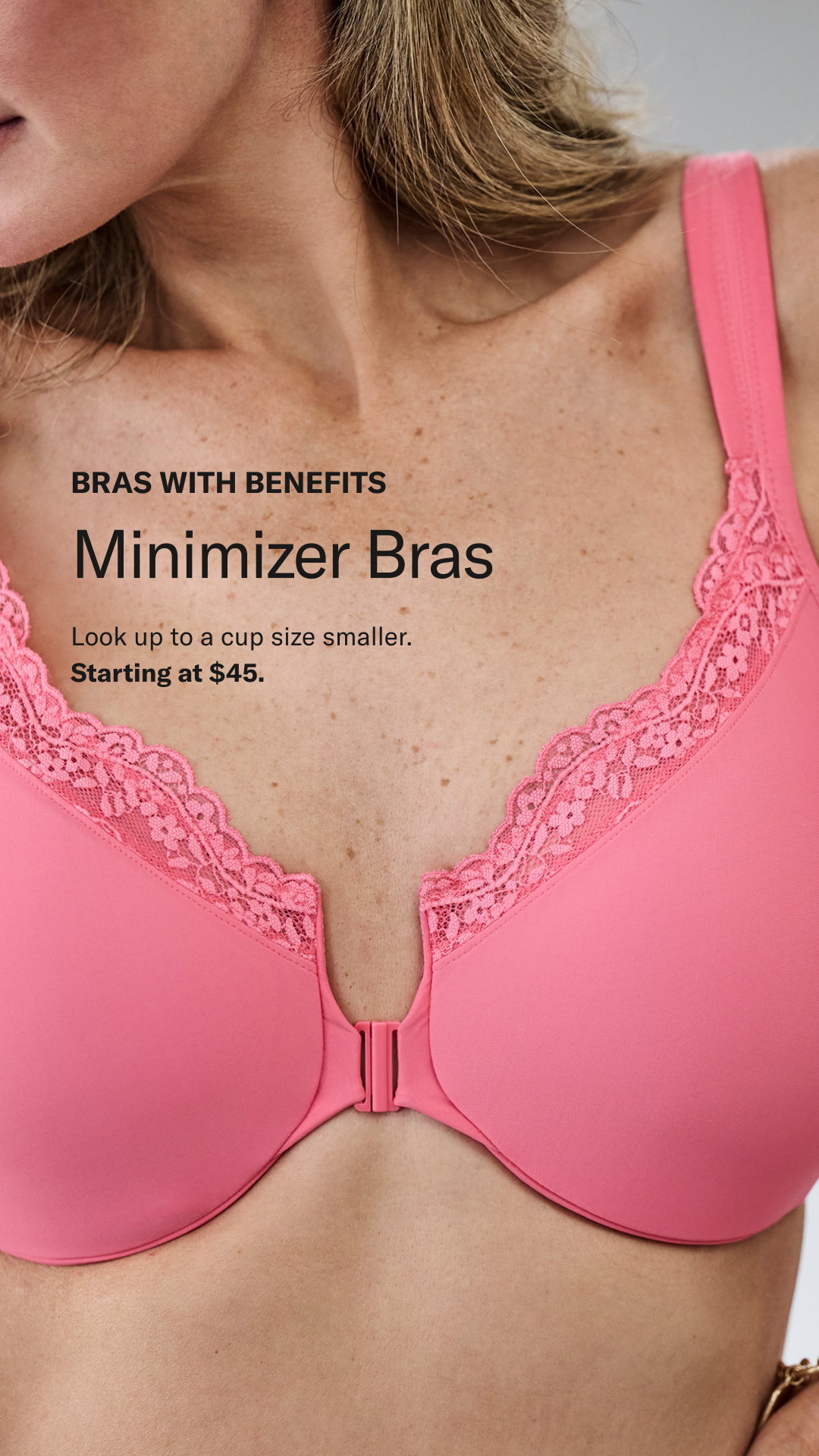 BARE NECESSITIES Facebook ad: Bras With Benefits