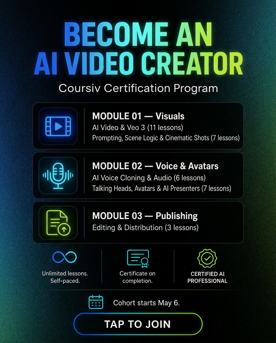 AI Weekly Facebook ad