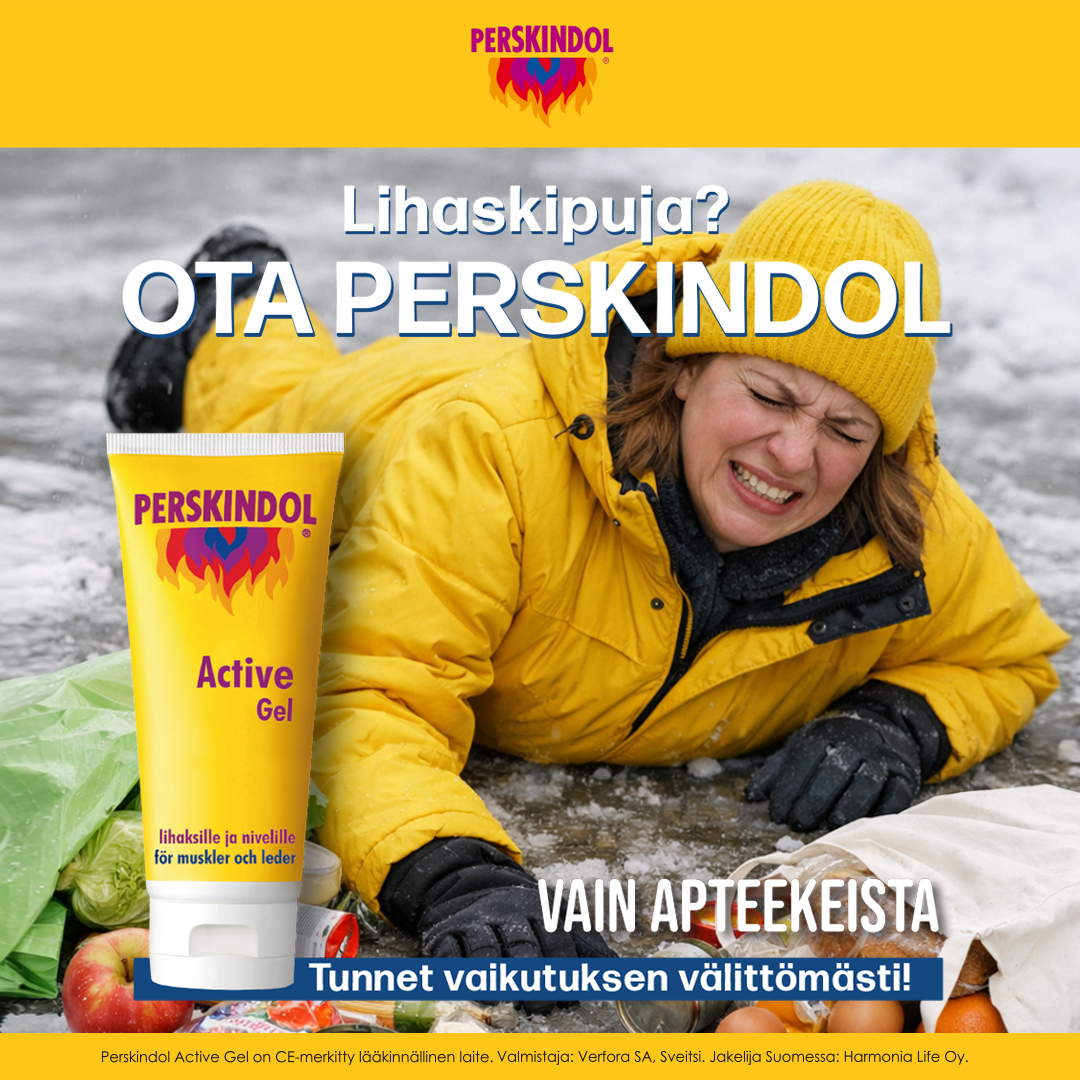Perskindol Suomi Facebook ad