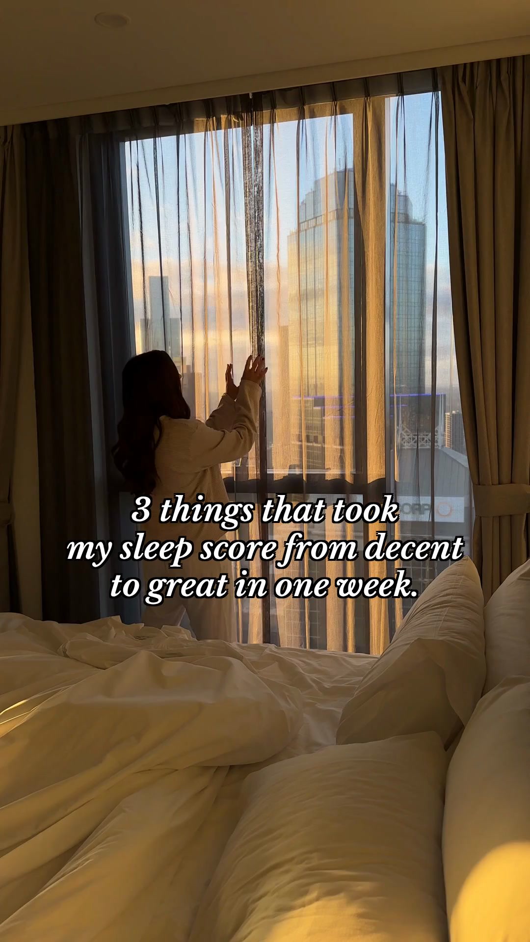 Manta Sleep Facebook ad: Better Sleep. Better Score.
