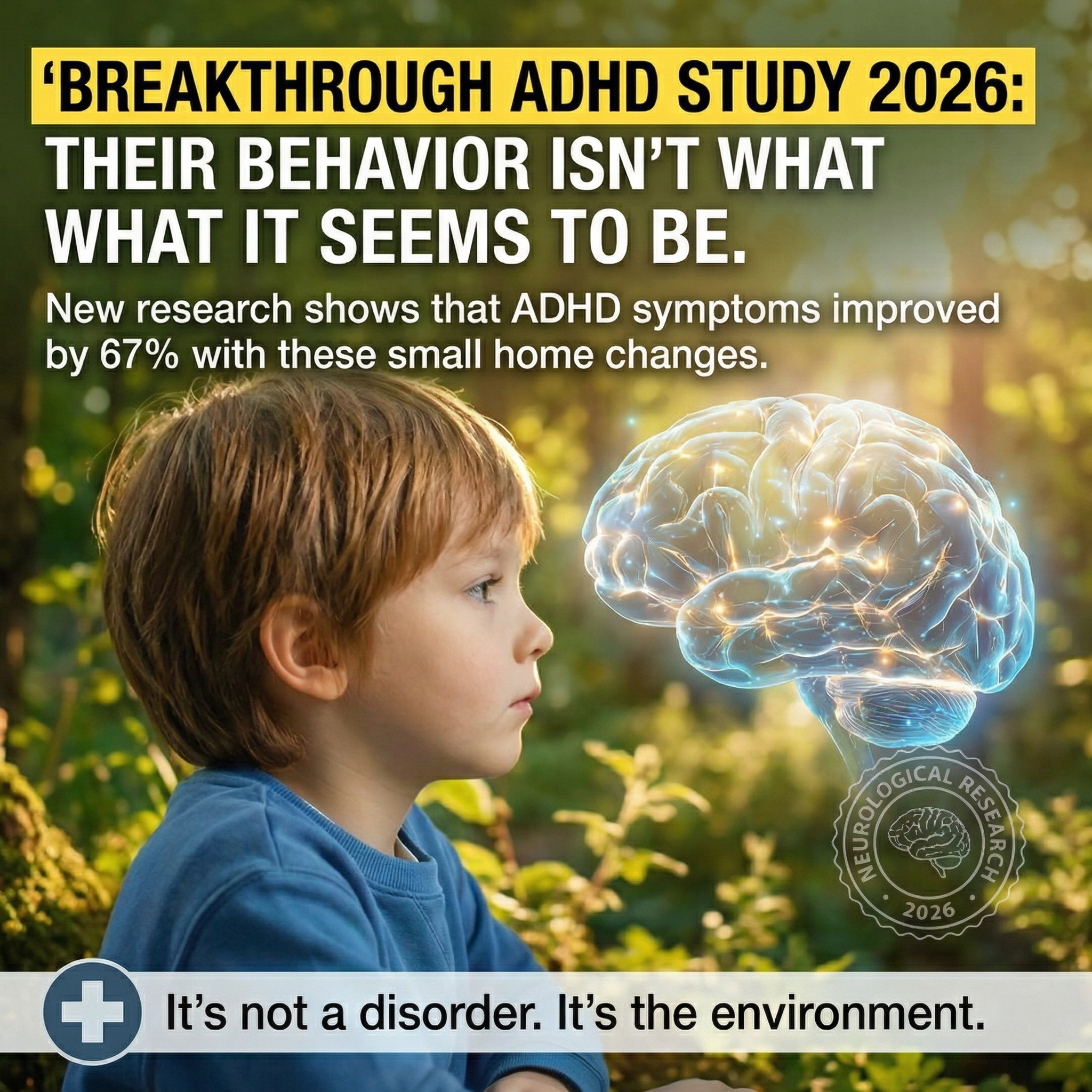 Simplicity Parenting Facebook ad: ADHD behaviors REVERSED? Family counselor discovers…