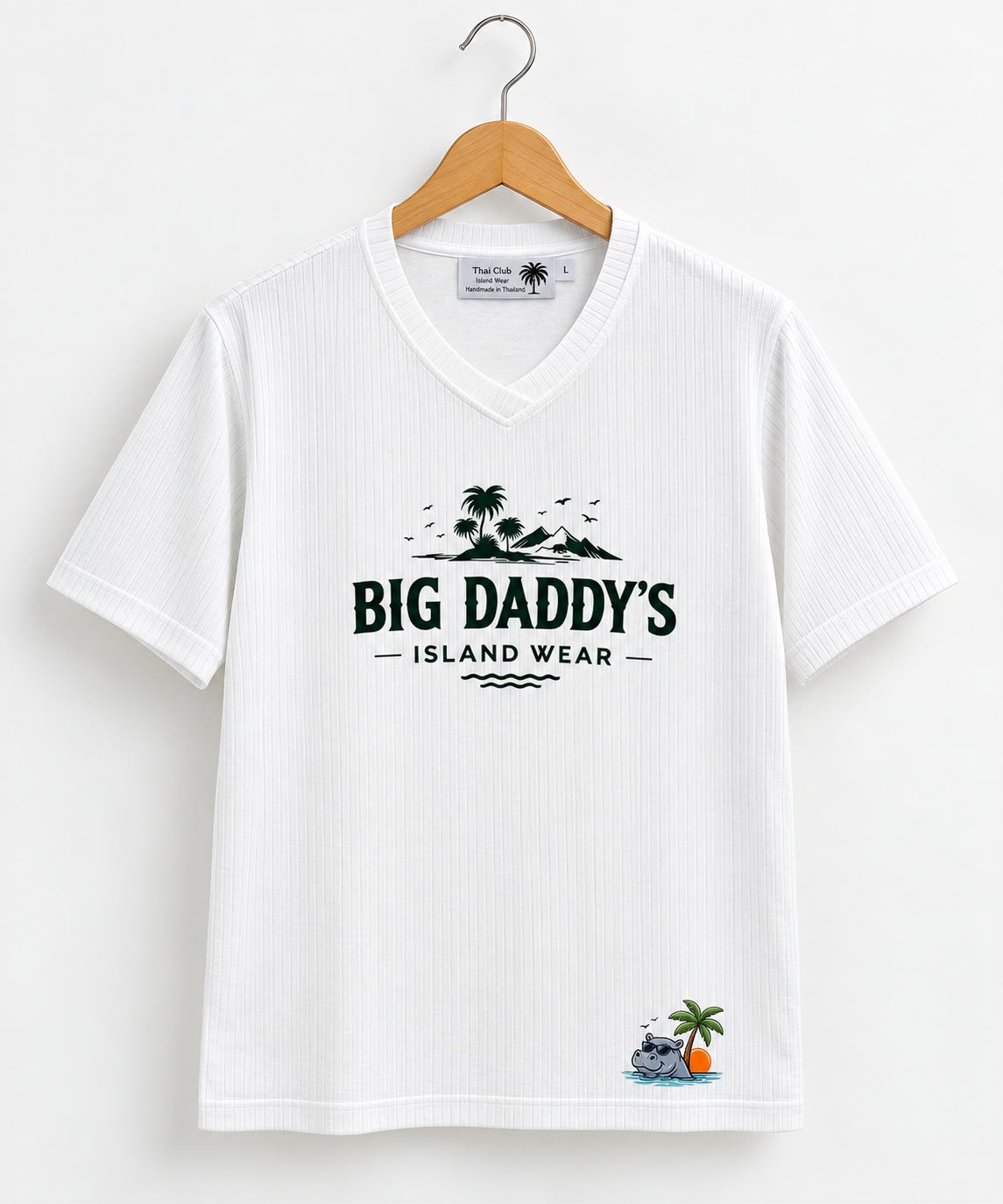 Bigdaddysislandwear Facebook ad: Big fits. Bigger confidence.