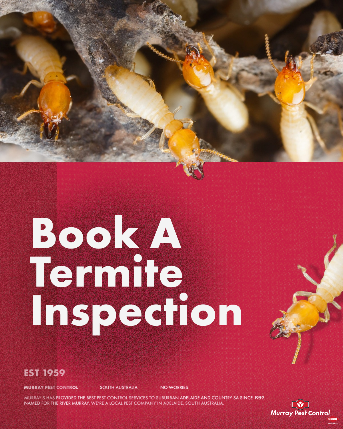 Murray Pest Control Facebook ad from Jan 12, 2026