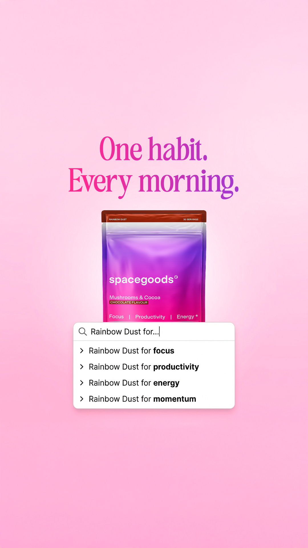Spacegoods Facebook ad