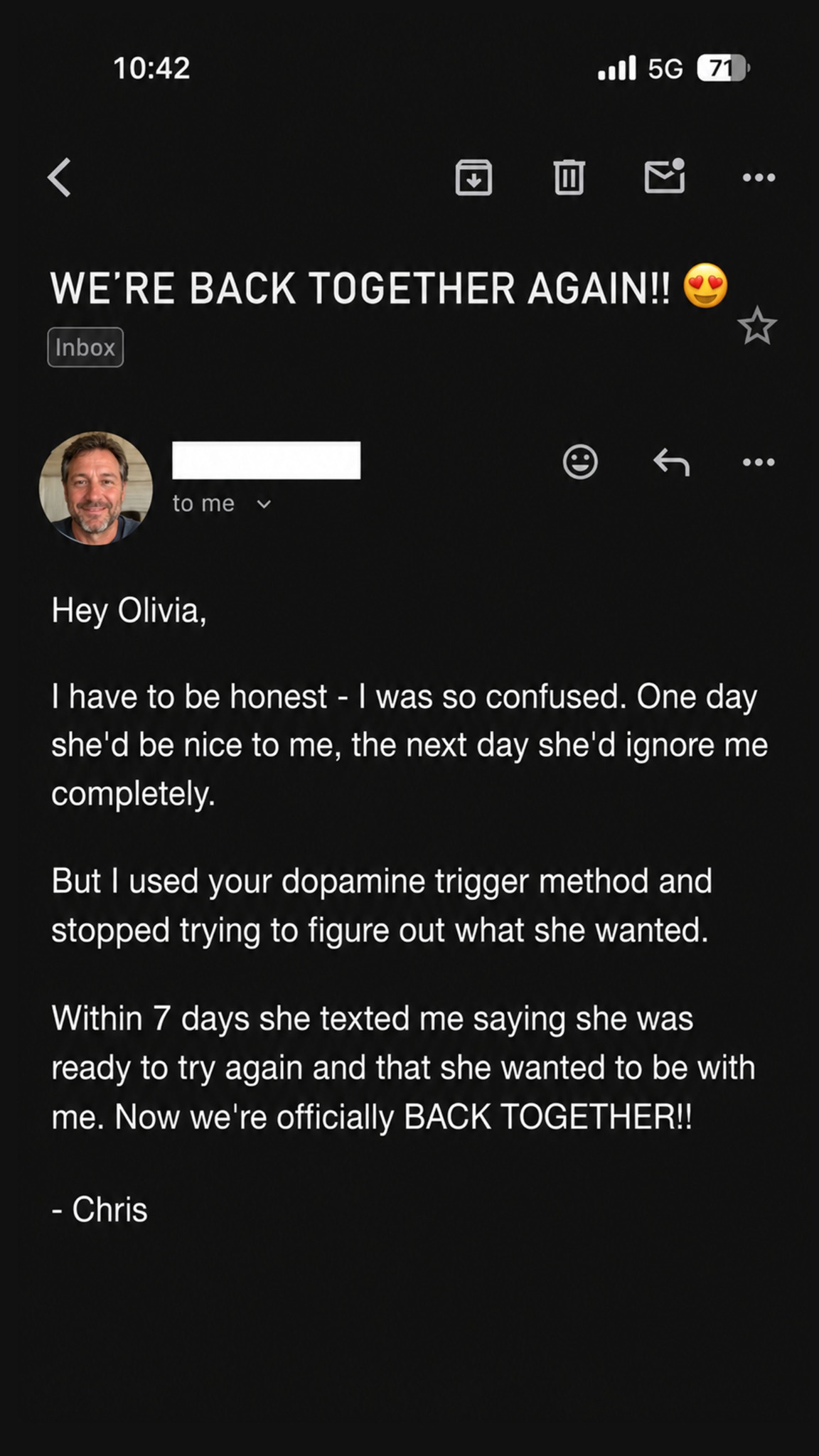Miss Olivia Lane Facebook ad