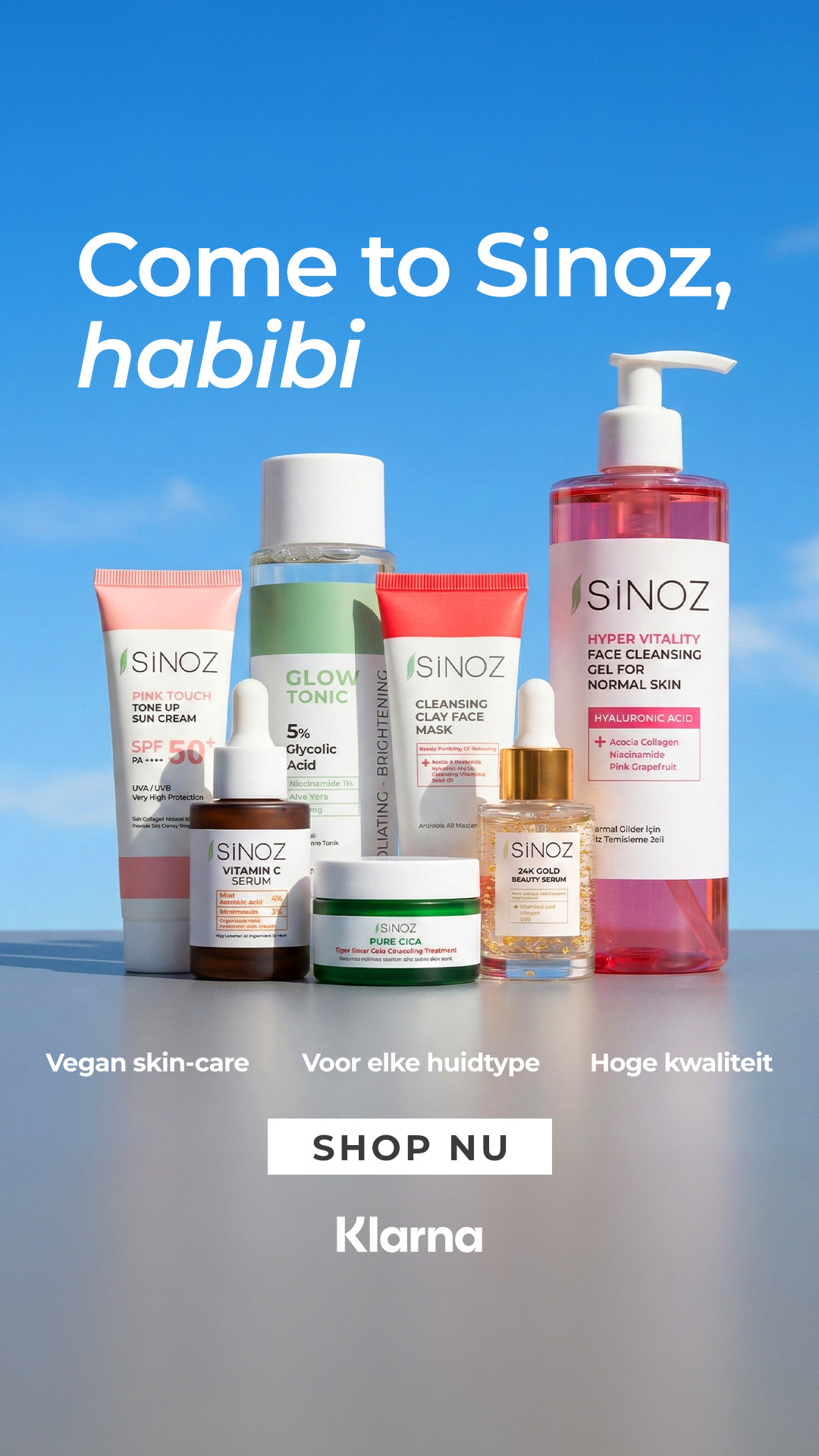 Sinoz Skincare Facebook ad