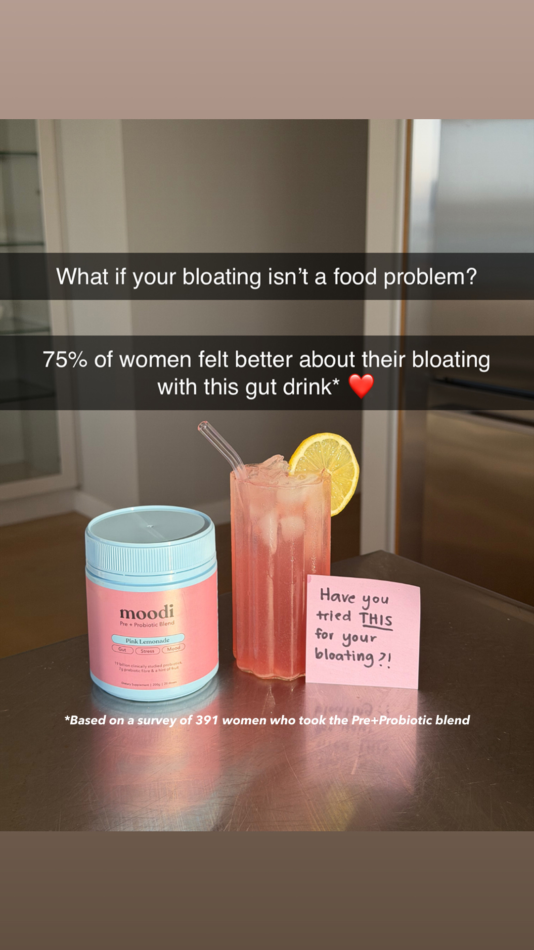 Moodi Facebook ad