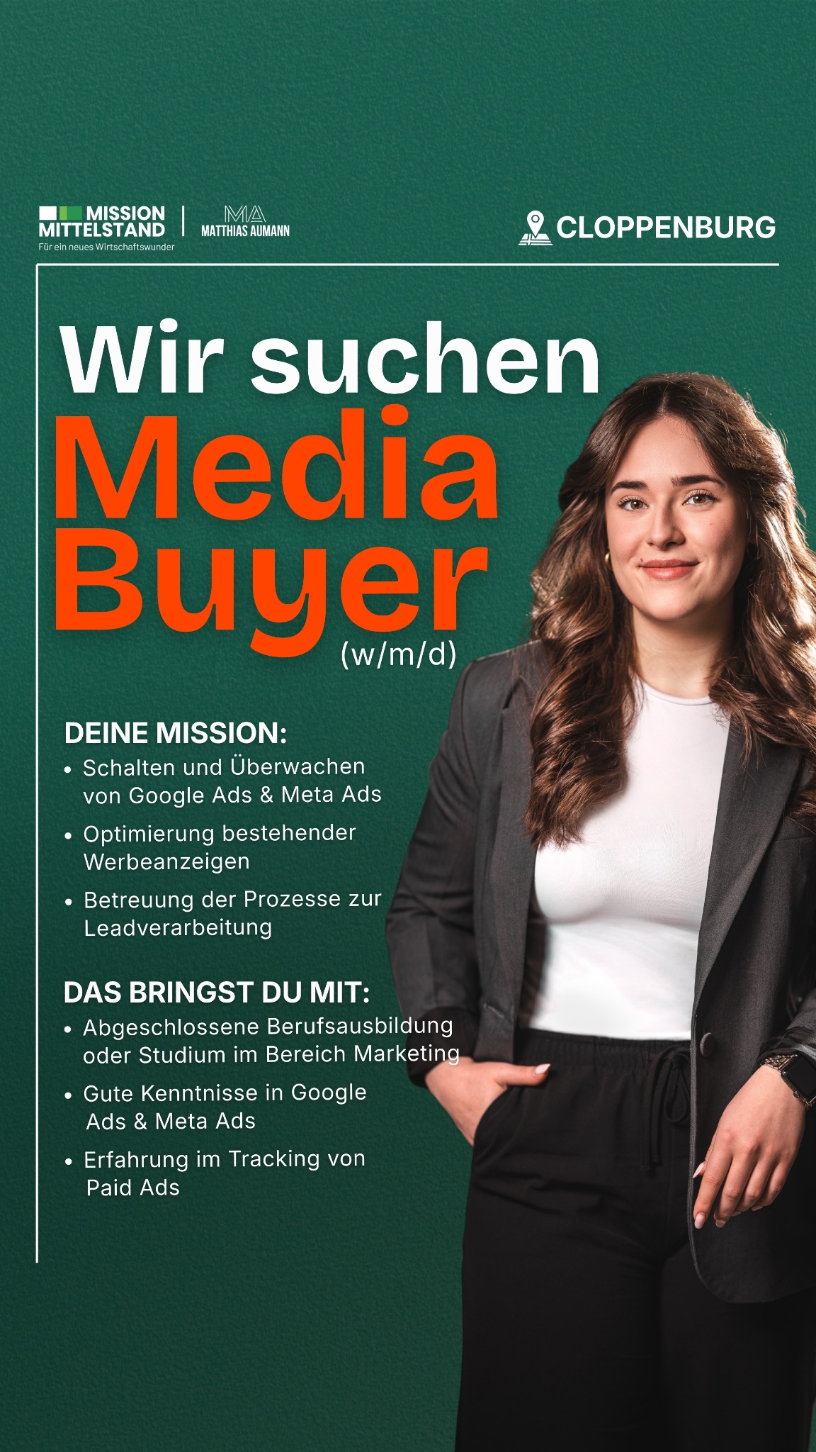 Mission Mittelstand Karriere Facebook ad