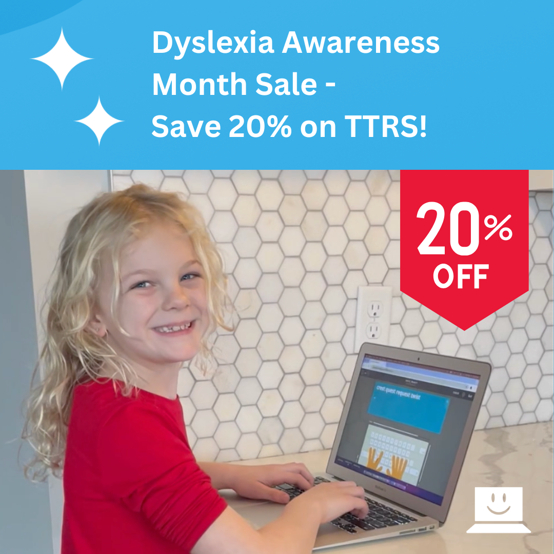 Touch-type Read & Spell (TTRS) Facebook ad