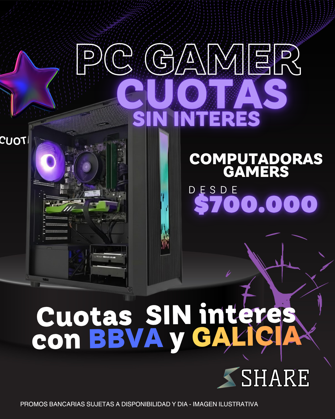 Share Computación Facebook ad